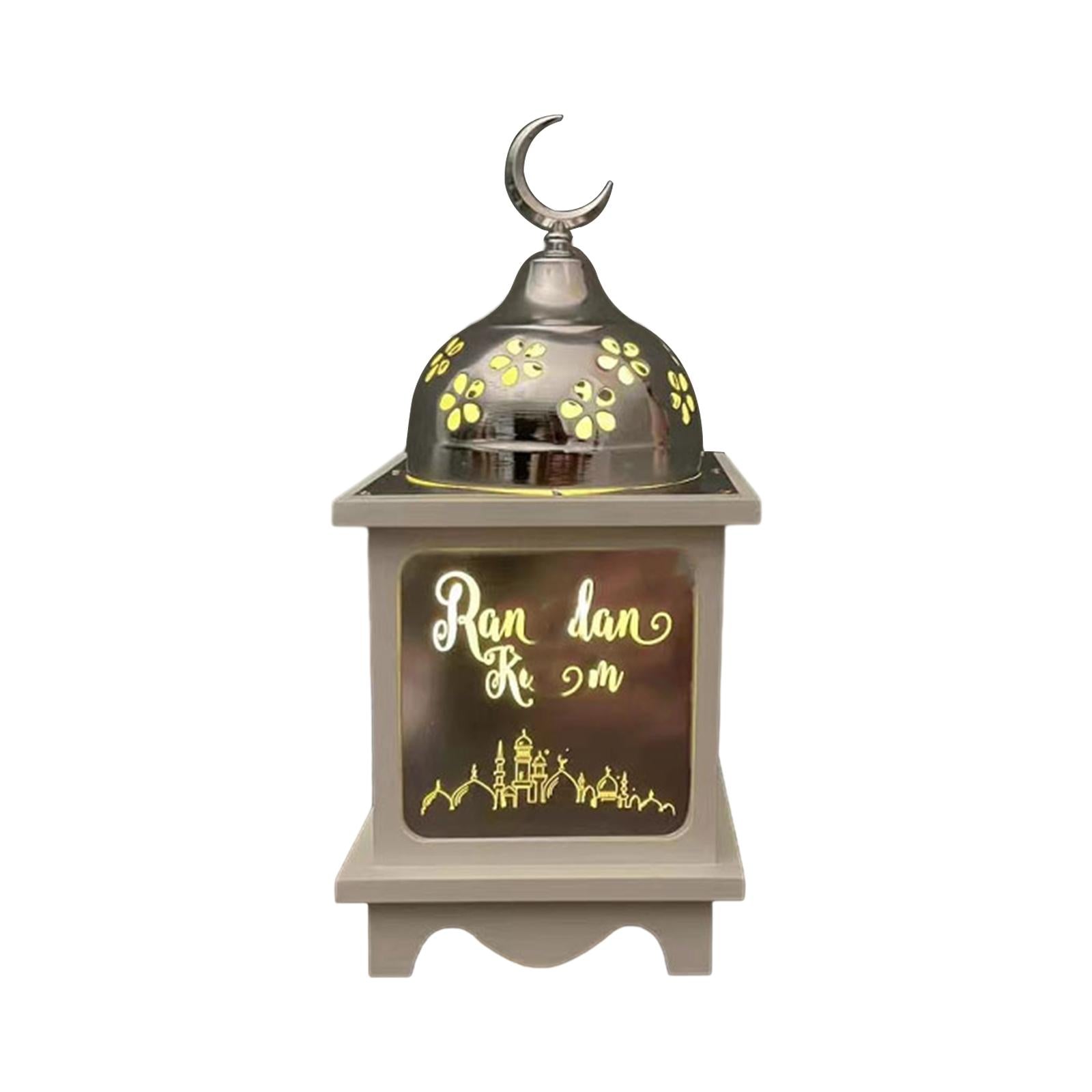 Ramadan Lantern Lamp Party Supplies Home Decoration for Indoor Outdoor Table Small