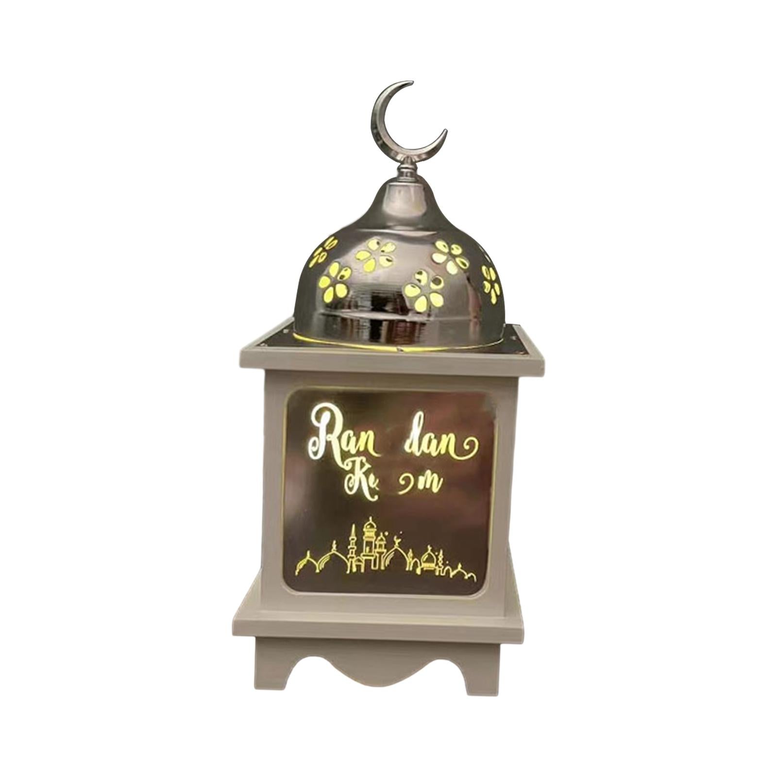 Ramadan Lantern Lamp Party Supplies Home Decoration for Indoor Outdoor Table Small