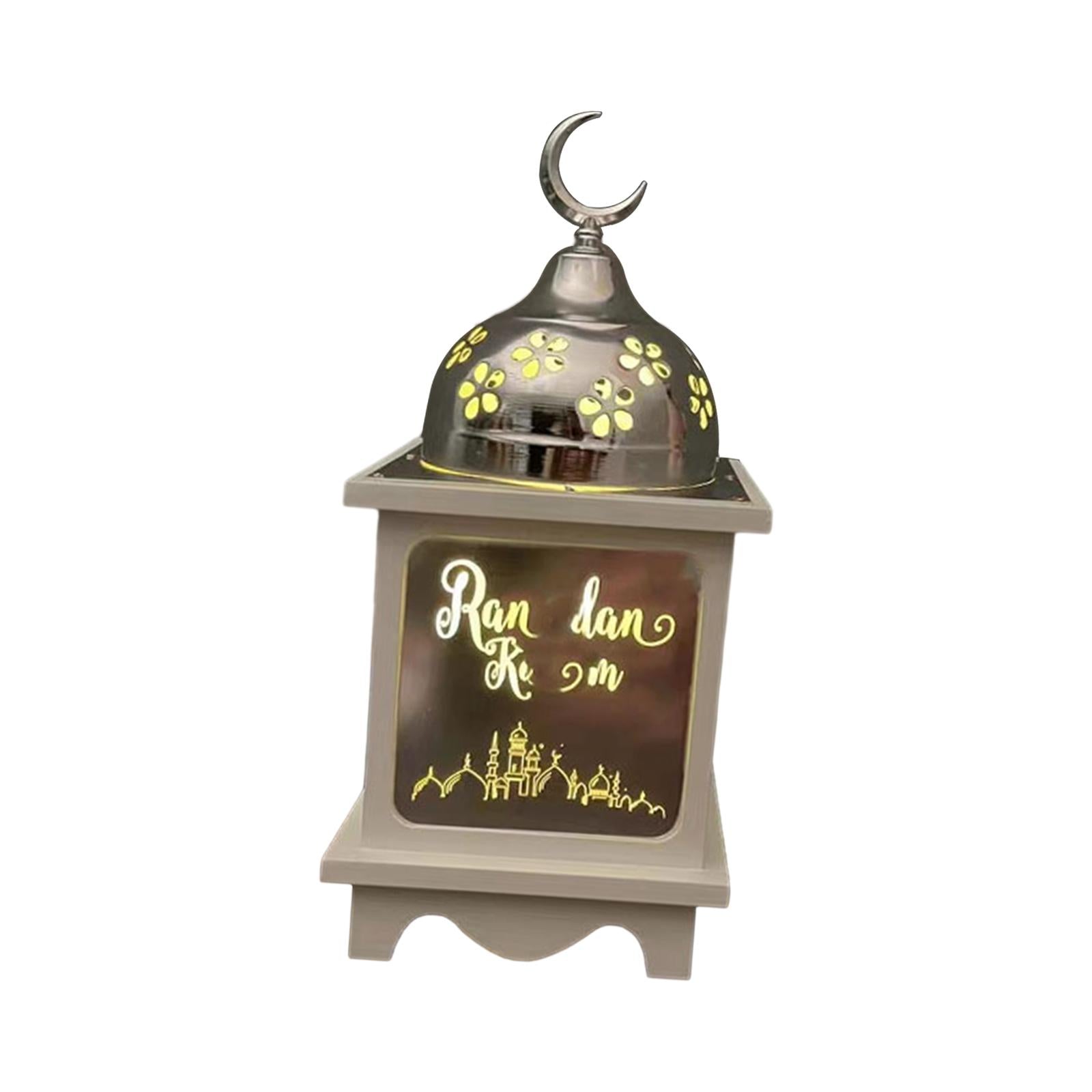 Ramadan Lantern Lamp Party Supplies Home Decoration for Indoor Outdoor Table Small