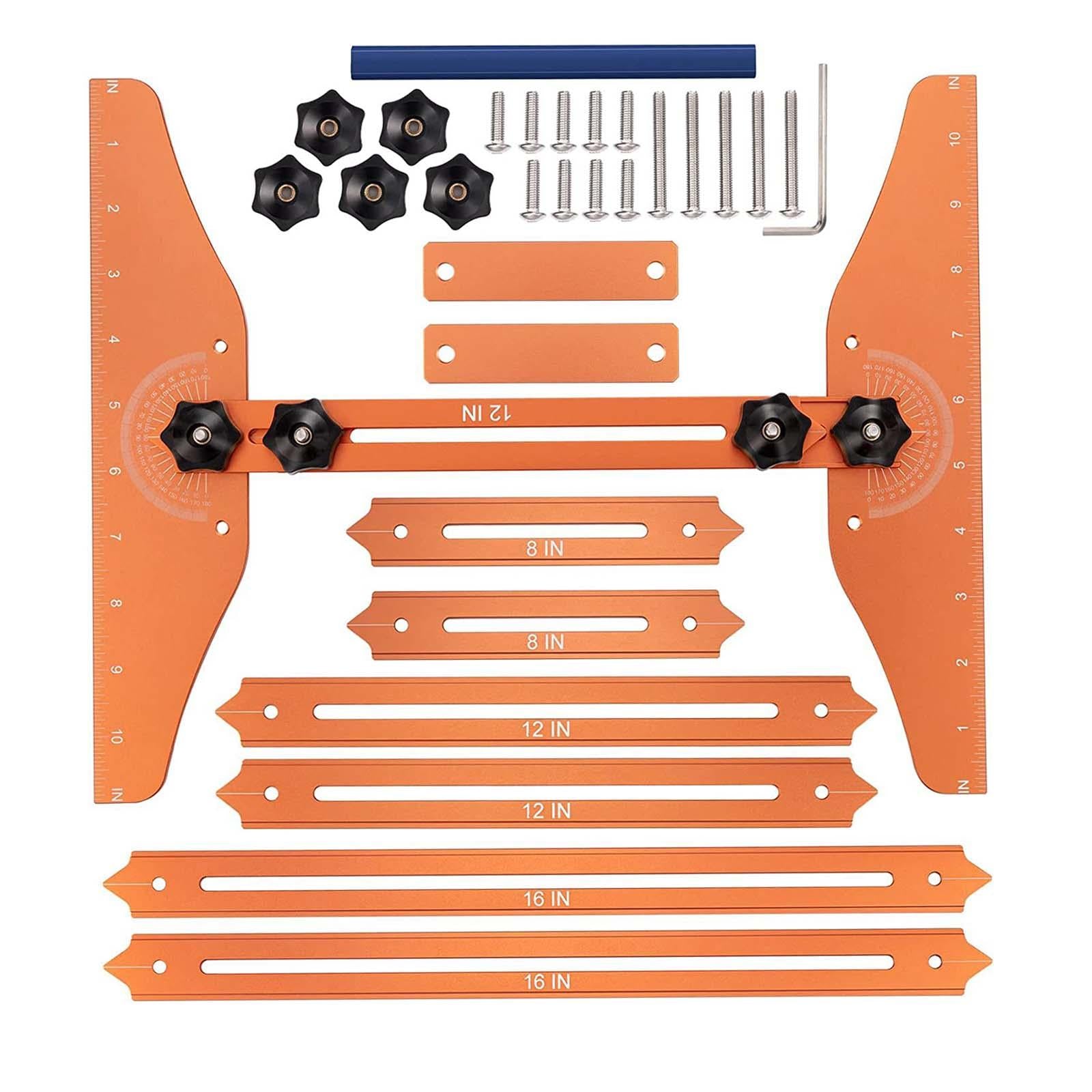 Stair Treads Gauge Template Tool Durable Easily Operate Stair Jig for Risers