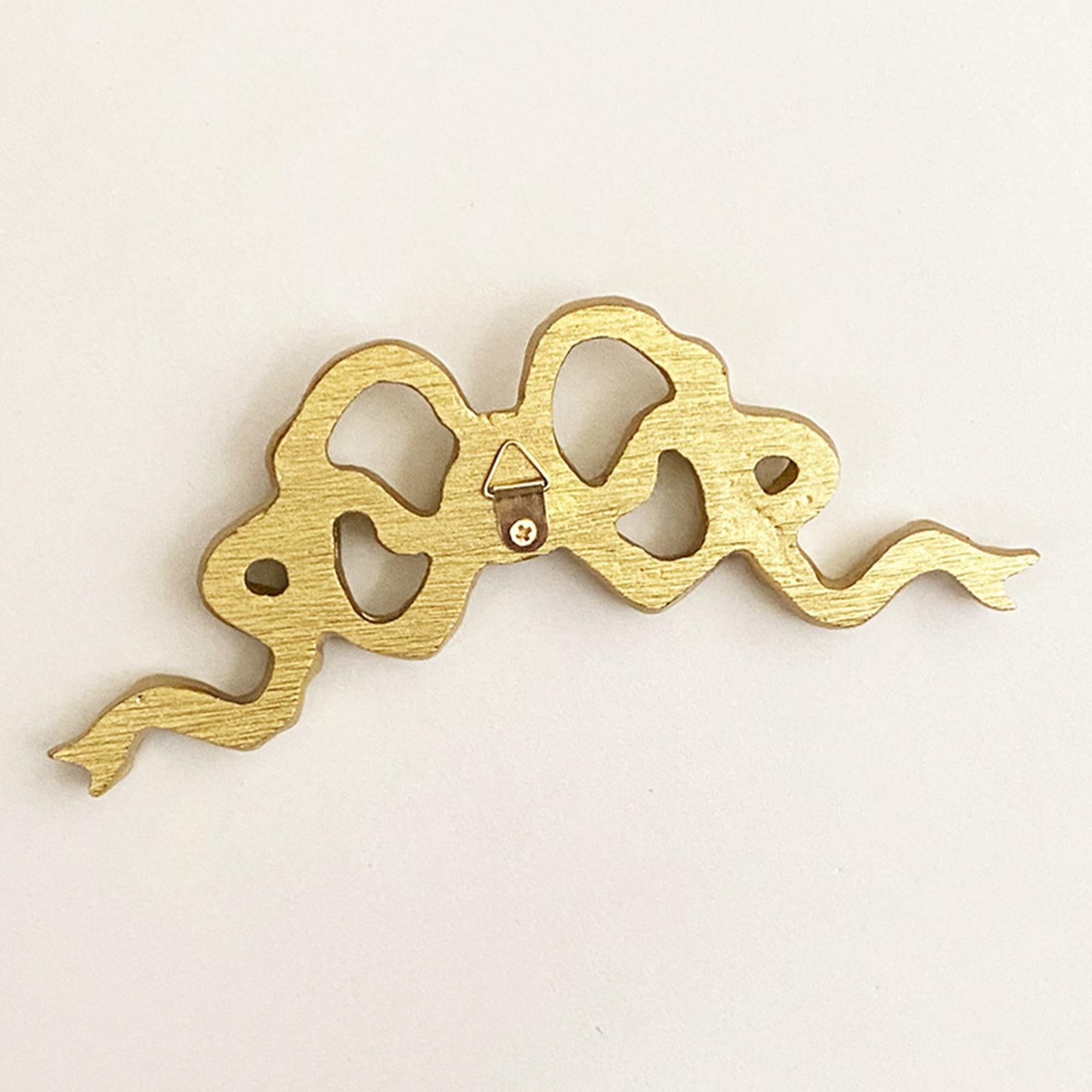 Bow Knot Wall Hanging Decor Resin Wall Art Decor for Furniture Picture Frame