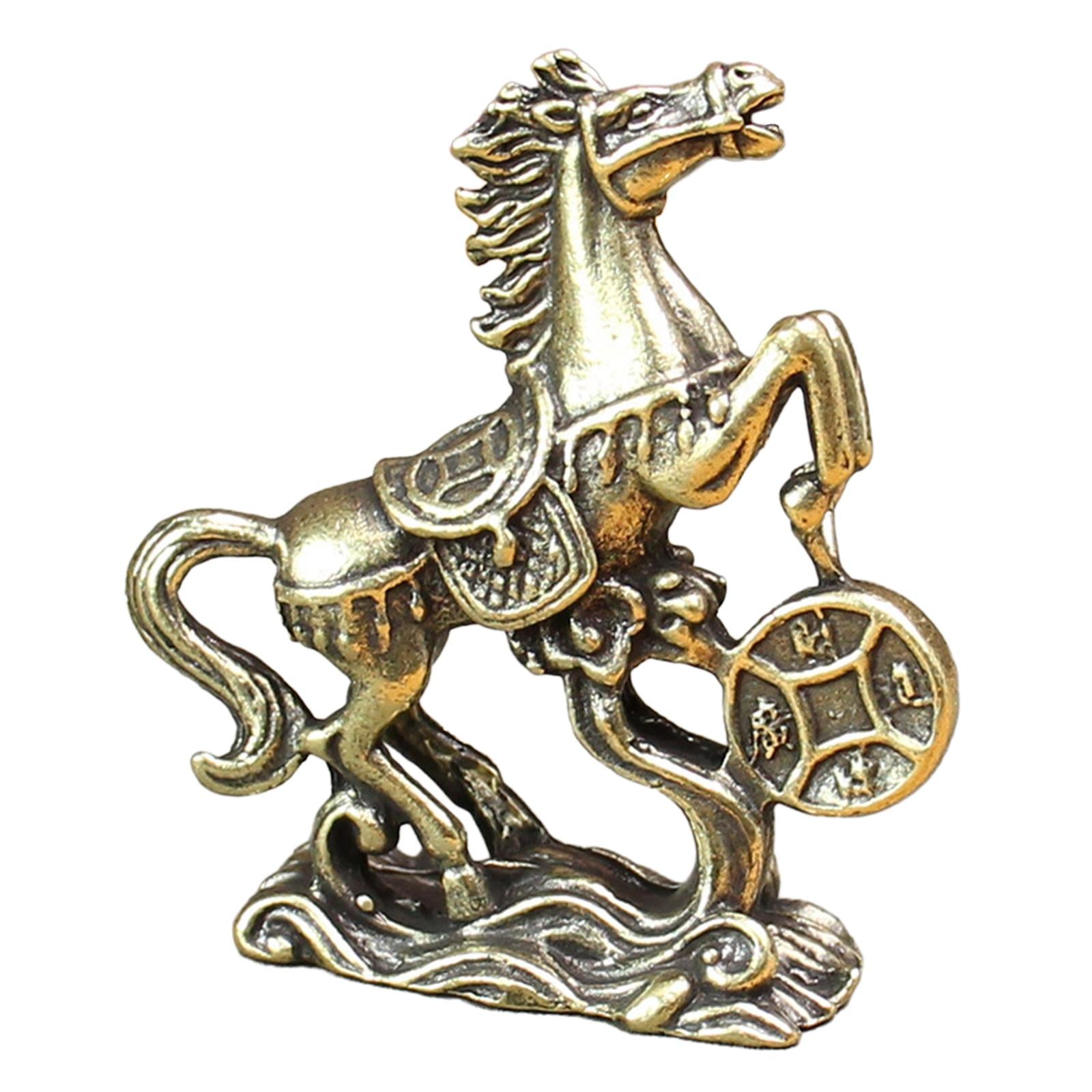 Horse Figurine Gift Miniature Sculpture for Cabinet Office Table Centerpiece