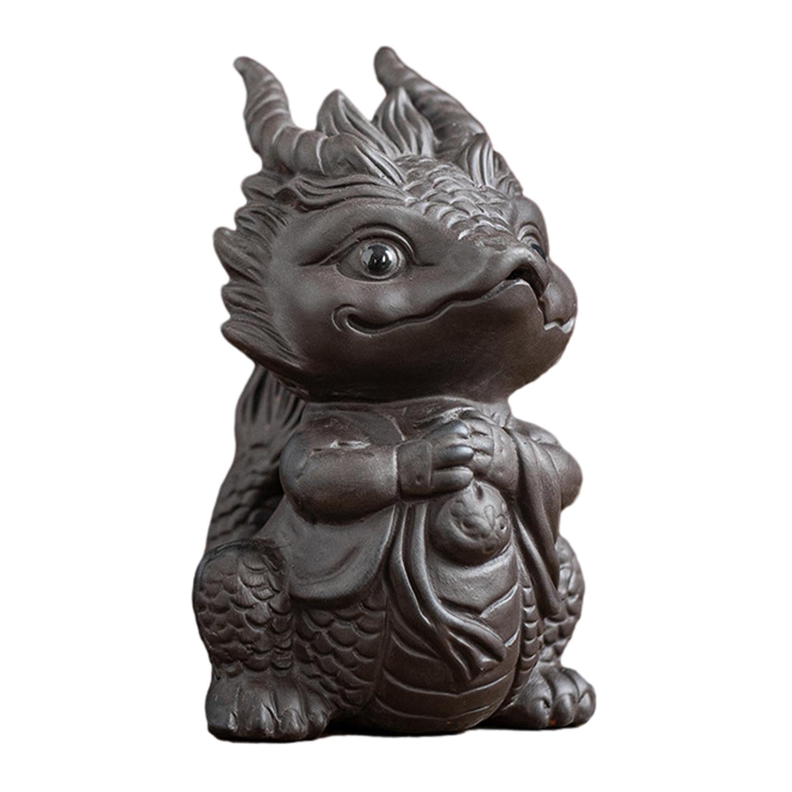 Tea Pet Ornament Decorative Pixiu Figurine for Accessory Living Room Stylish Style A