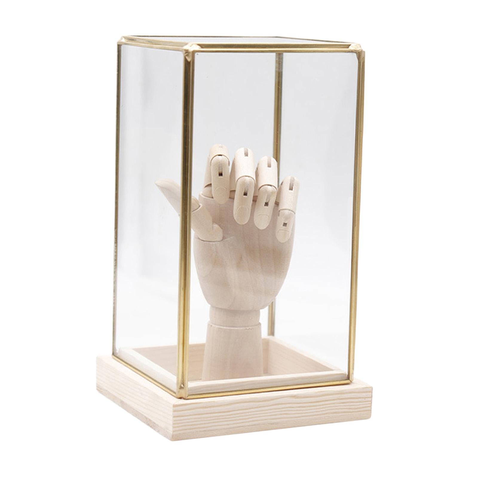 Collectible Glass Display Case Decoration Storage Box for Action Figures Style B