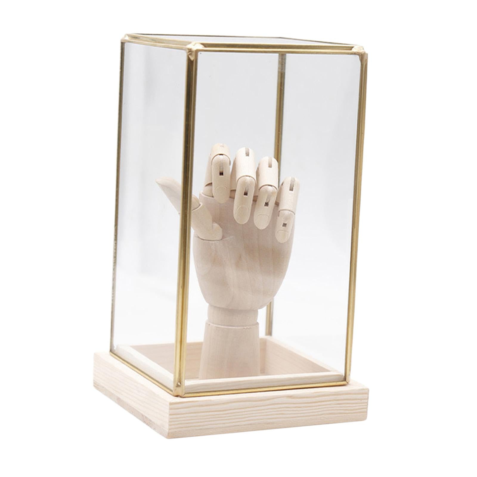 Collectible Glass Display Case Decoration Storage Box for Action Figures Style B