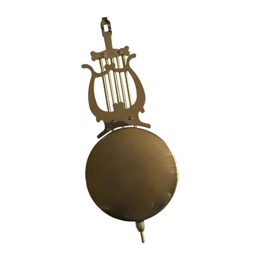 Clock Metal Pendulum Hanging Decor Wall Clock Desk Clocks DIY Clock Movement Long 20cm Brown Rod