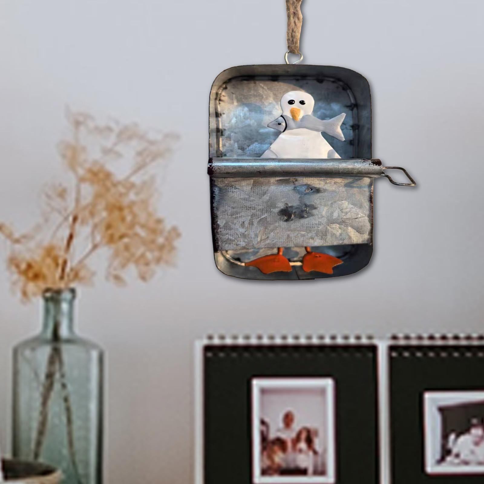 Penguin Ornament Unique Cute Hanging Decorative for Kitchen Businesses Walls