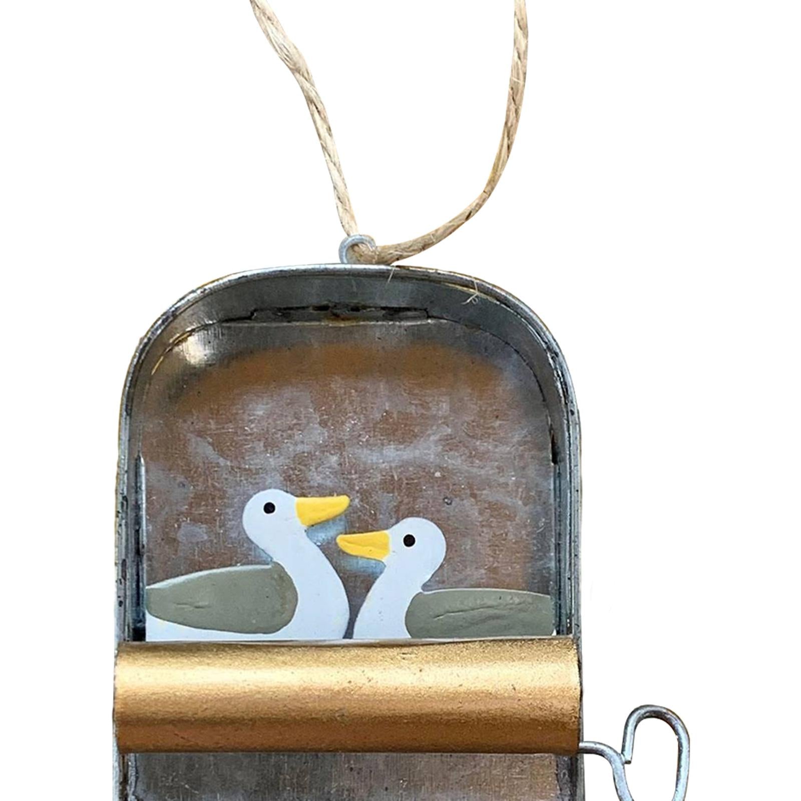 Duck Ornament Cute Unique Hanging Decorative for Kitchen Living Room Offices