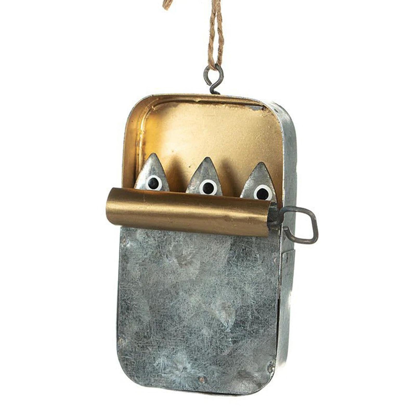 Sardine Can Pendant Funny Metal Tree Pendant for Living Room Walls Interiors