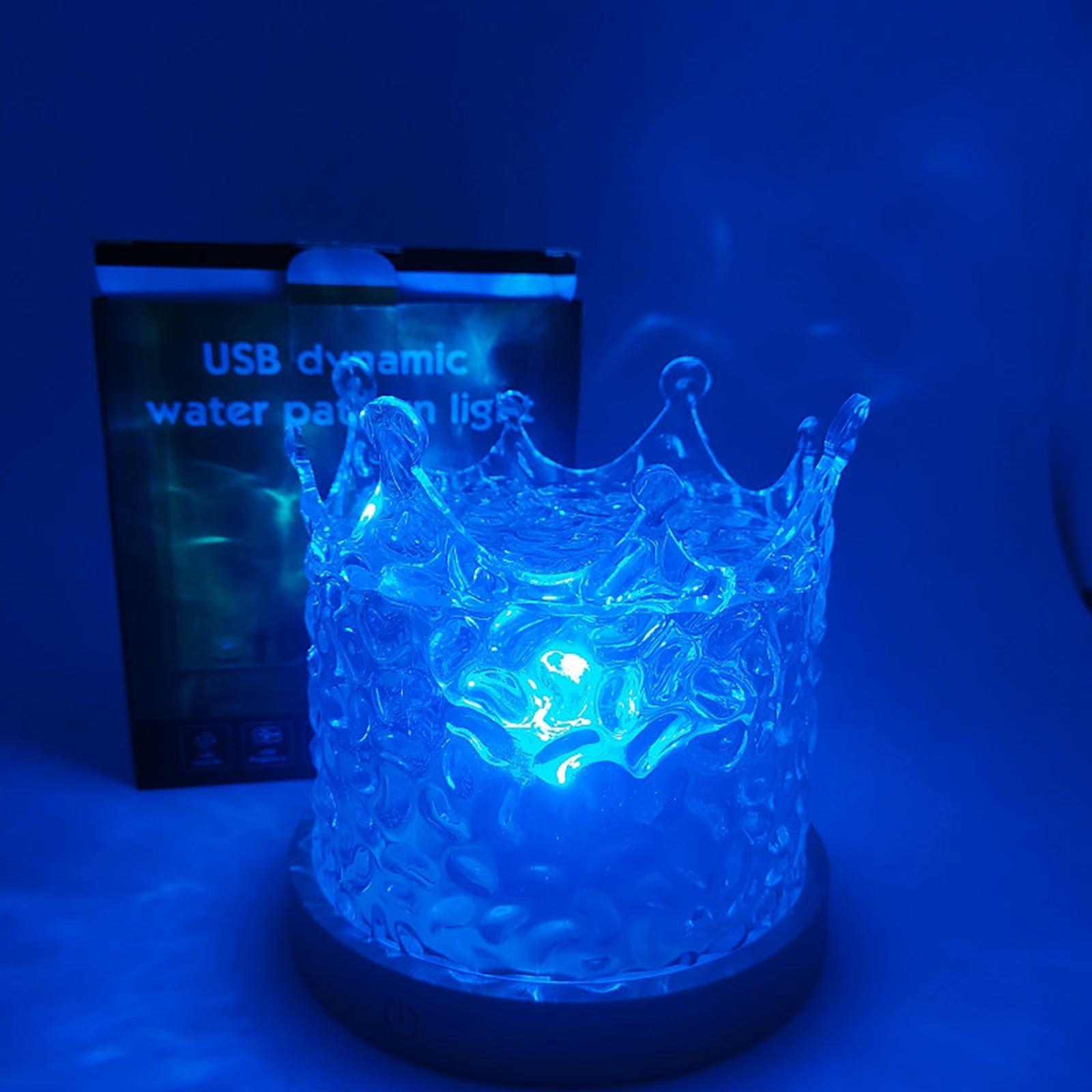 Mini Night Light Birthday Gift Atmosphere Light for Living Room Vlog Bedroom Crown