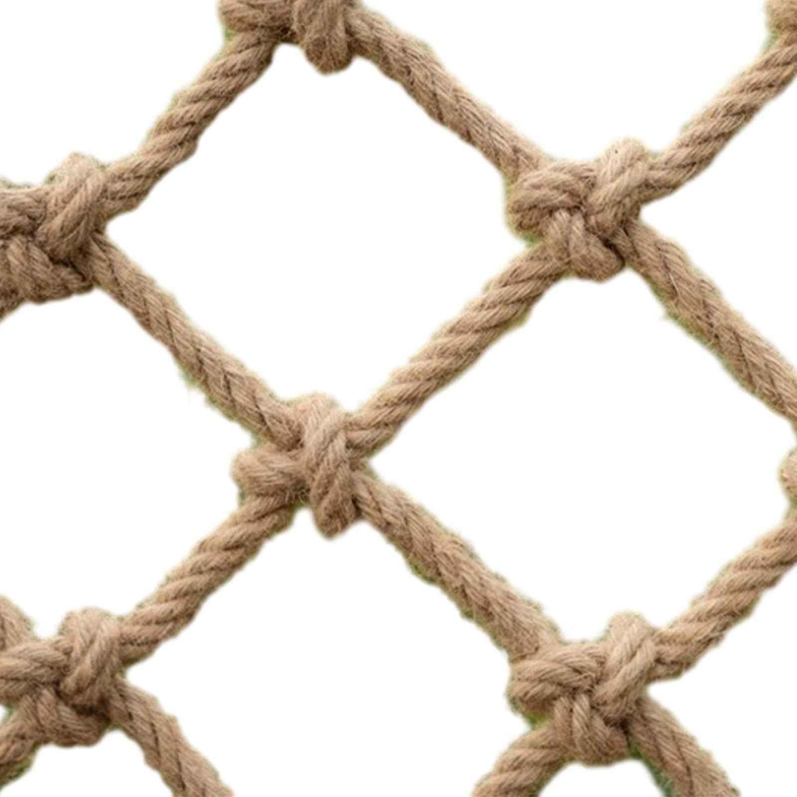 Safety Hemp Rope Net Fence Net Anti Fall Net Children's Outdoor Climbing Net Rope Thick 8mm