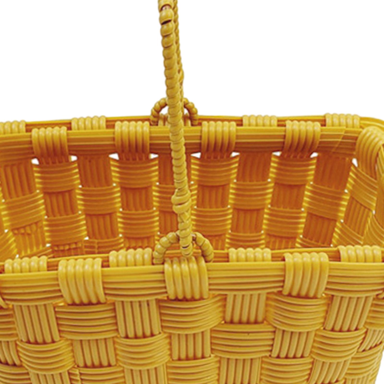Flower Girl Basket with Handles Gifts Picnic Basket for Picnics Wedding Kids