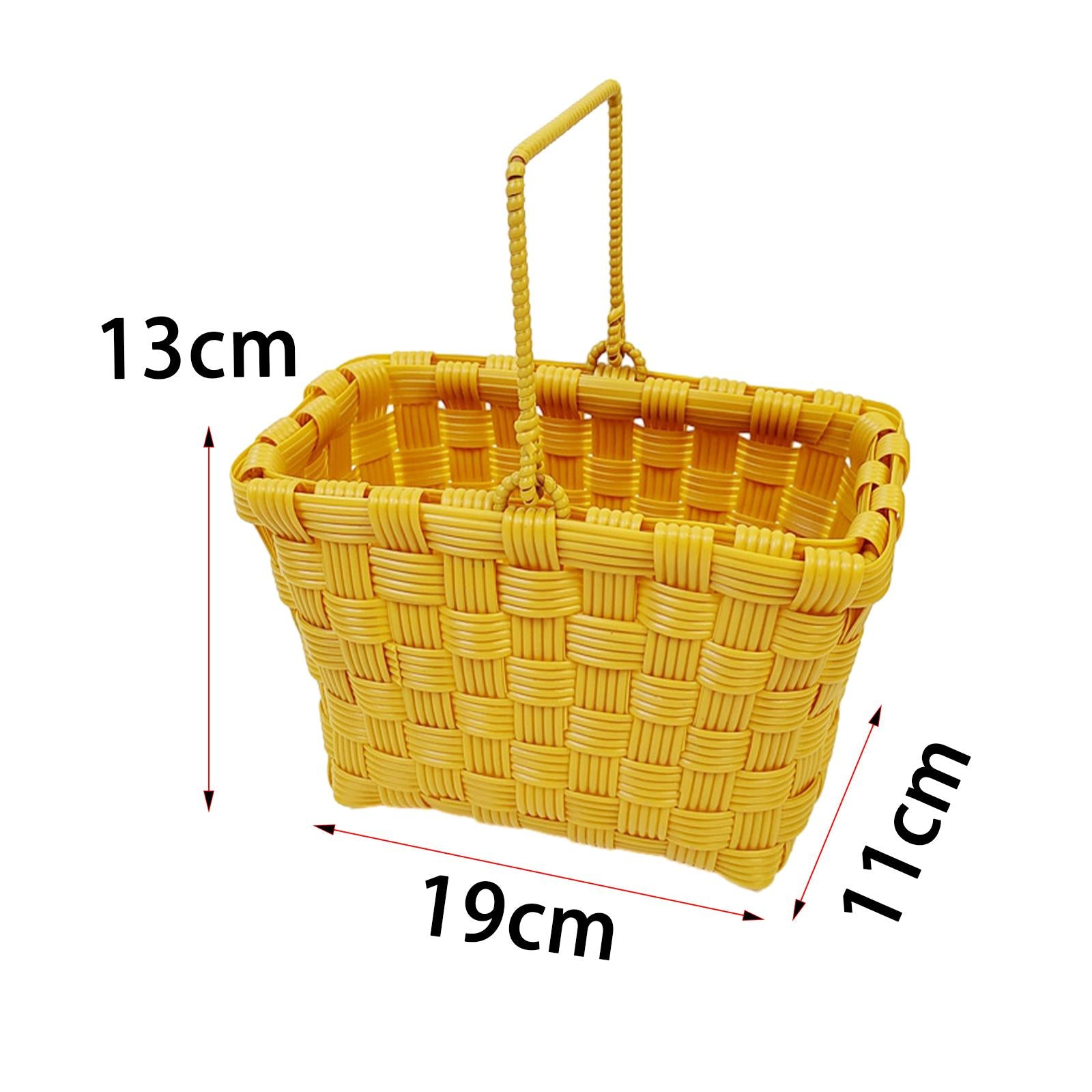 Flower Girl Basket with Handles Gifts Picnic Basket for Picnics Wedding Kids