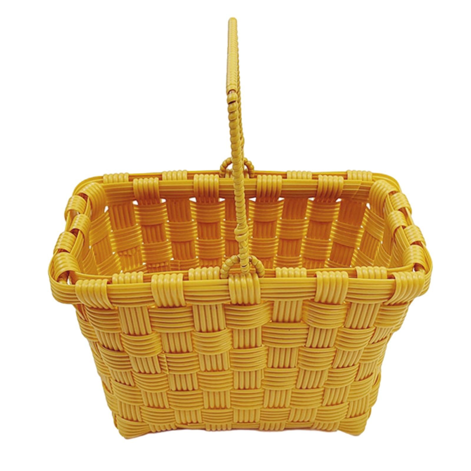 Flower Girl Basket with Handles Gifts Picnic Basket for Picnics Wedding Kids