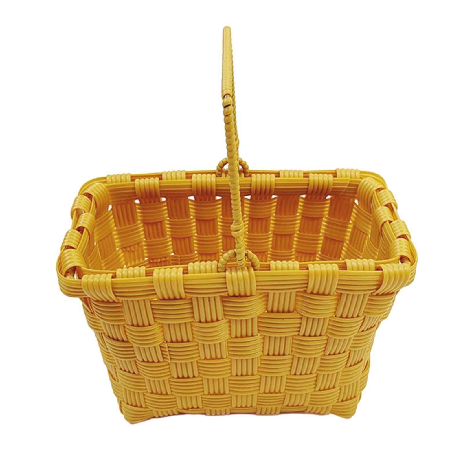 Flower Girl Basket with Handles Gifts Picnic Basket for Picnics Wedding Kids
