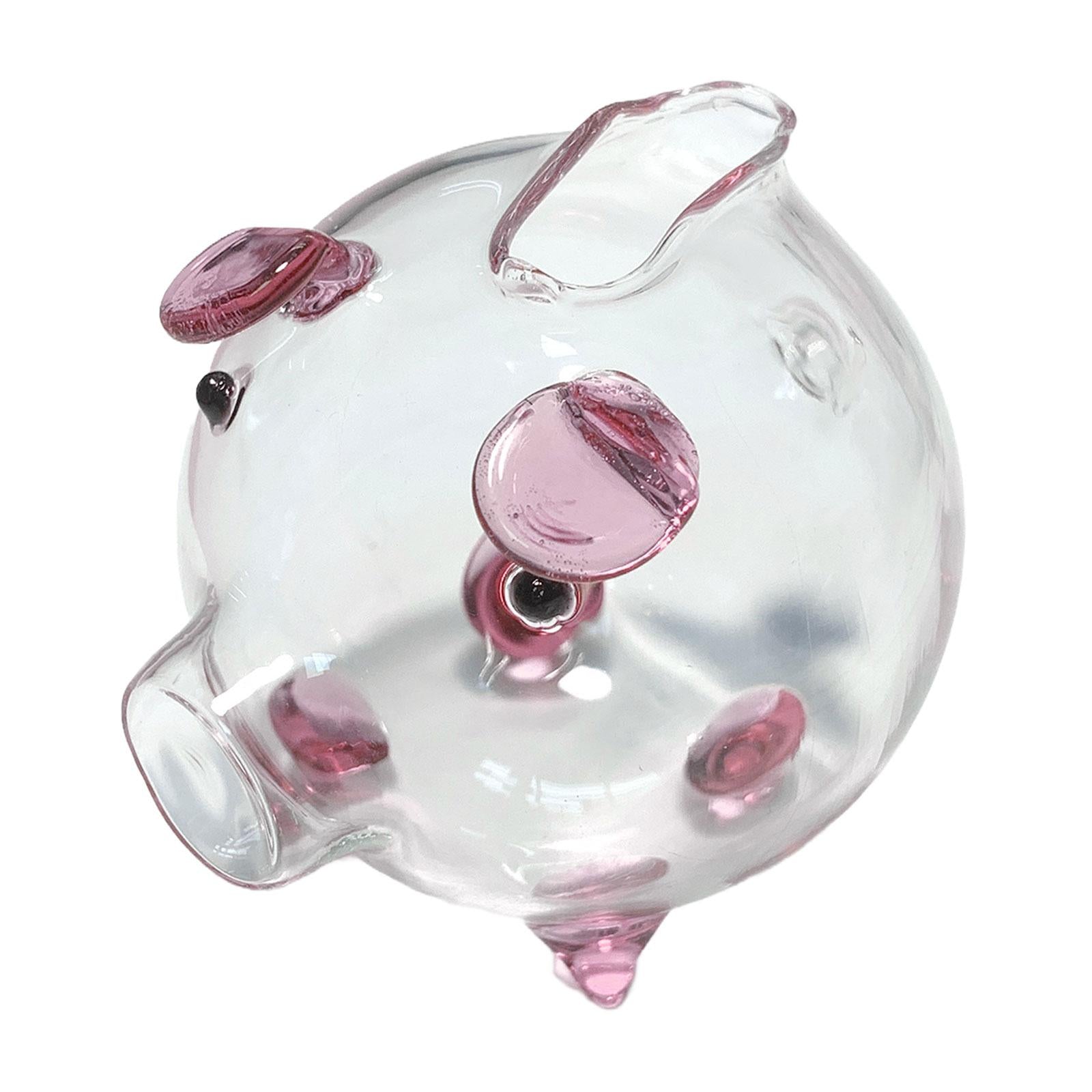 3xPiggy Bank Pig Statue Ornament Festival Gift Money Saving Box for Adult Kids