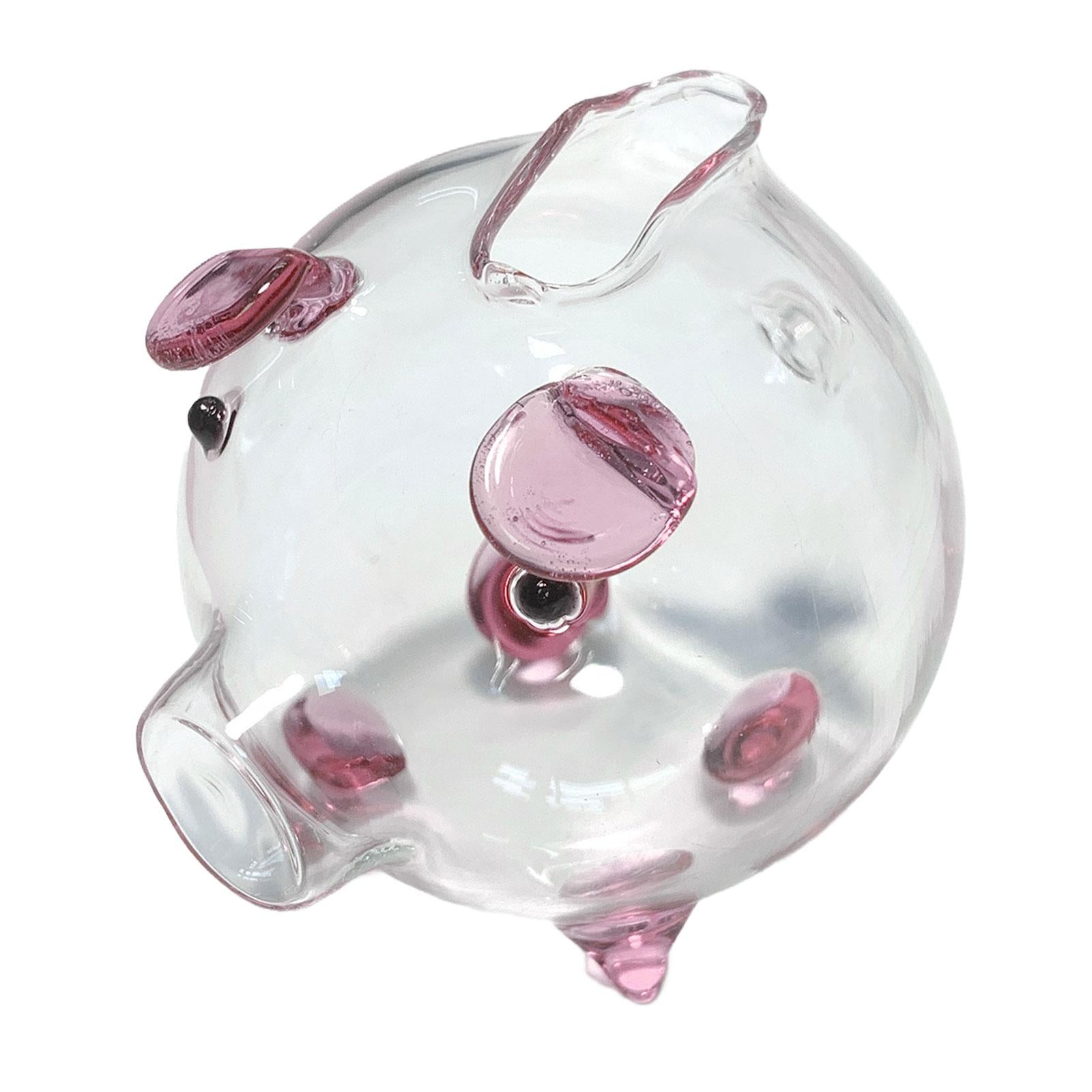 3xPiggy Bank Pig Statue Ornament Festival Gift Money Saving Box for Adult Kids