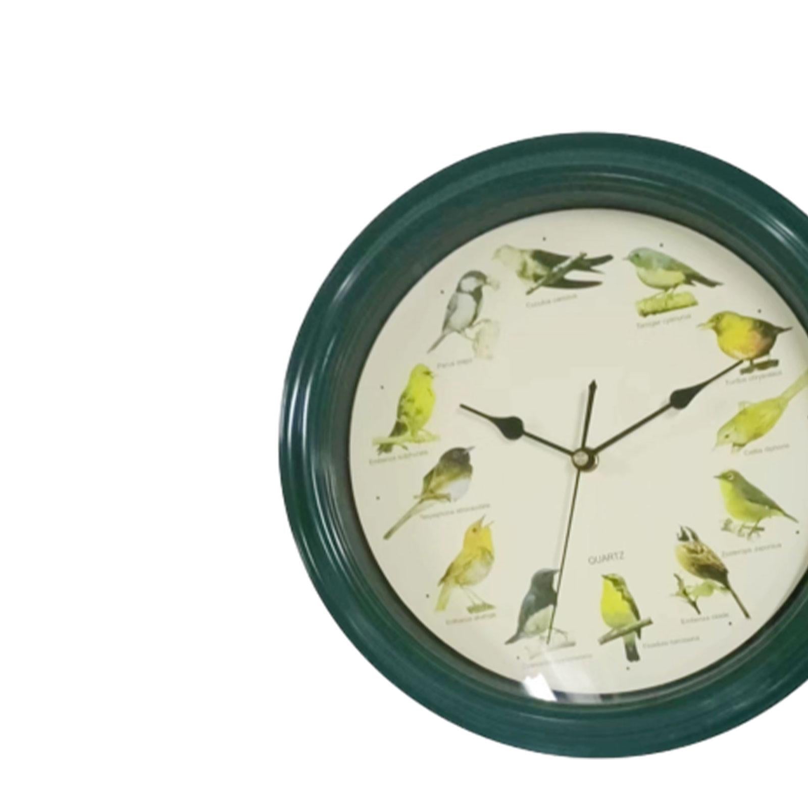 Singing Bird Wall Clock Modern Melody Clock for Dining Room Farmhouse Office