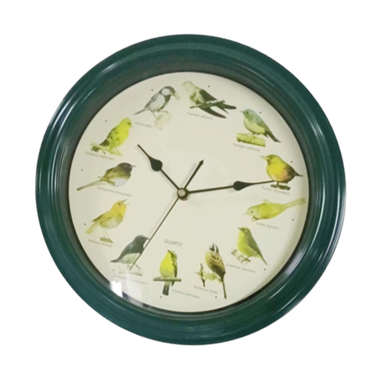 Singing Bird Wall Clock Modern Melody Clock for Dining Room Farmhouse Office