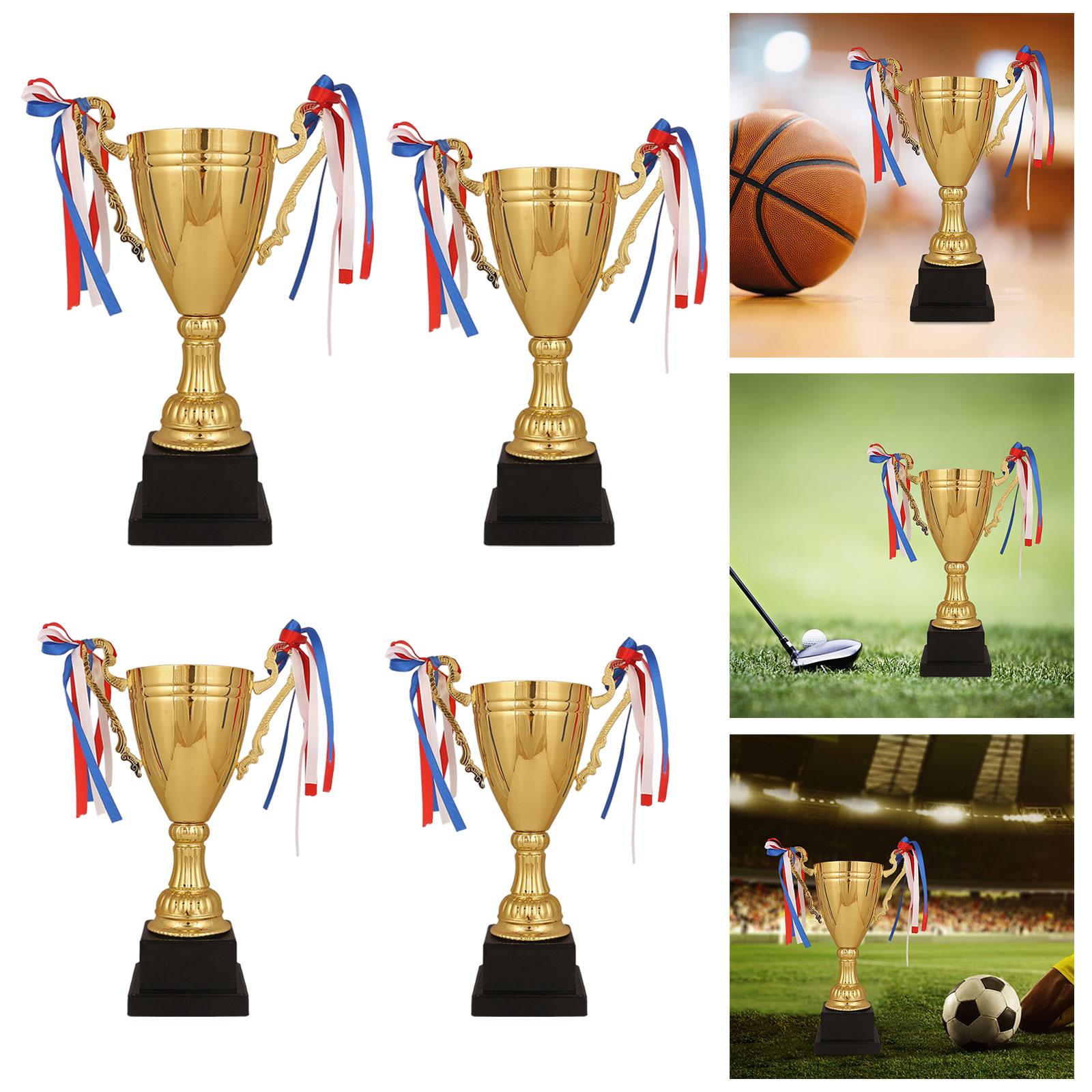 Trophy Cup Metal Winner Trophies for Competition Rewarding Kids Party 45cm