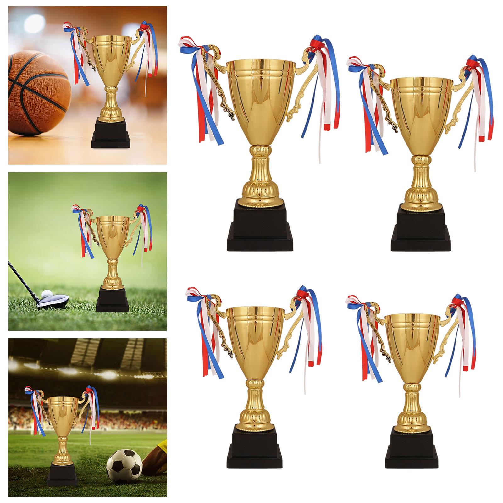 Trophy Cup Metal Winner Trophies for Competition Rewarding Kids Party 45cm