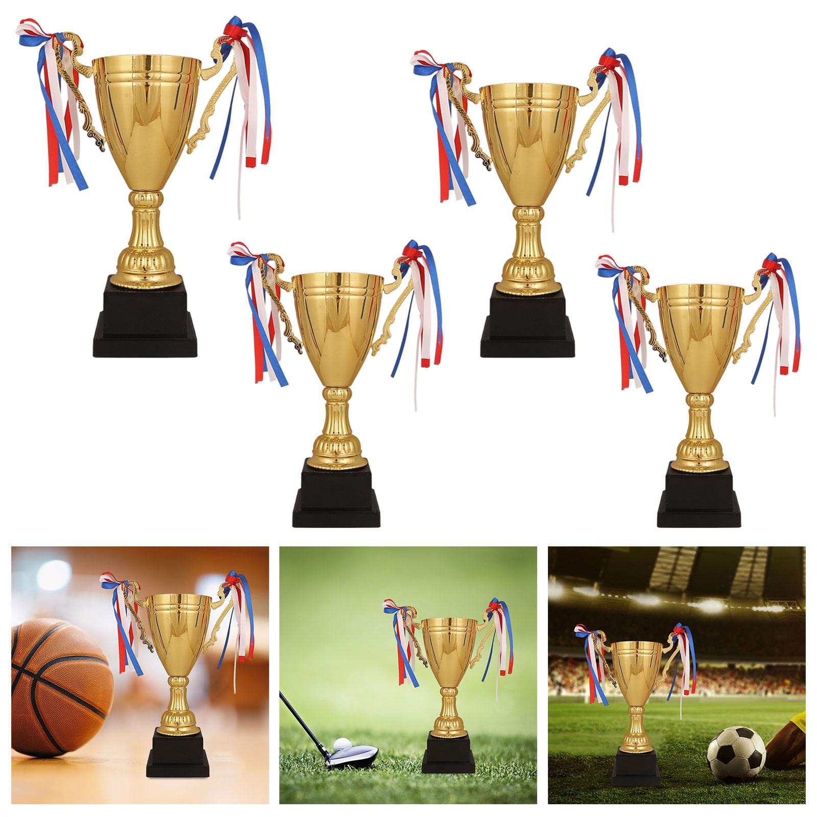 Trophy Cup Metal Winner Trophies for Competition Rewarding Kids Party 45cm