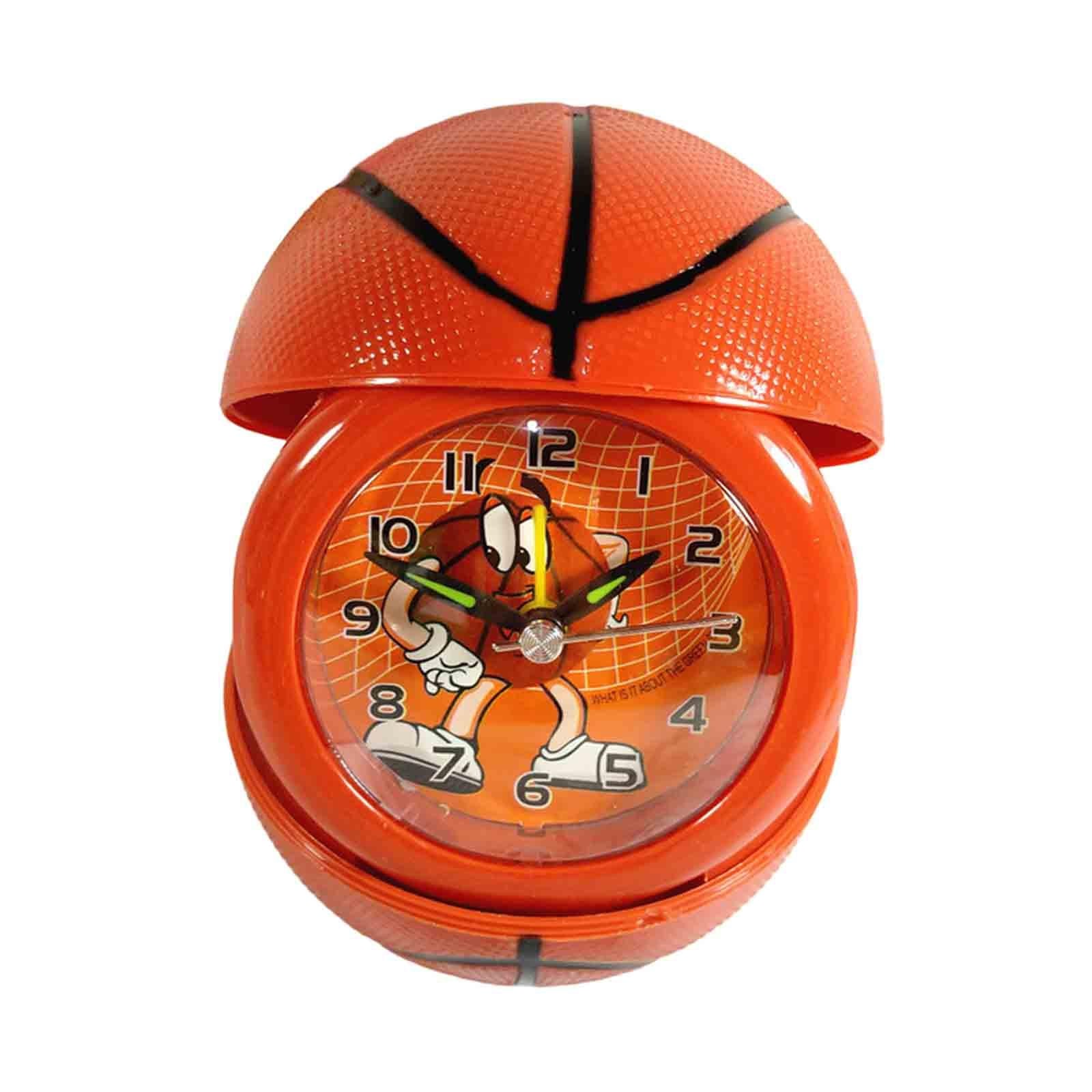 Table Clock Farmhouse Clock Mantel Clock for Bookshelf Bedside Tables Office Red