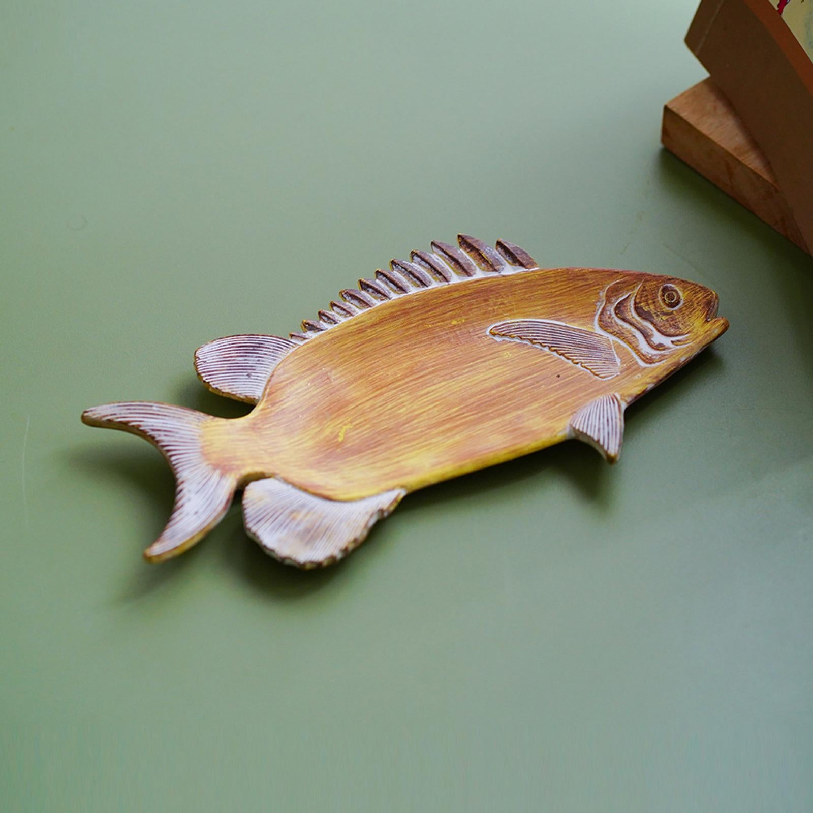 Candy Bowl Fish Decoration Jewelry Ring Dish for Bathroom Bedroom Home Decor