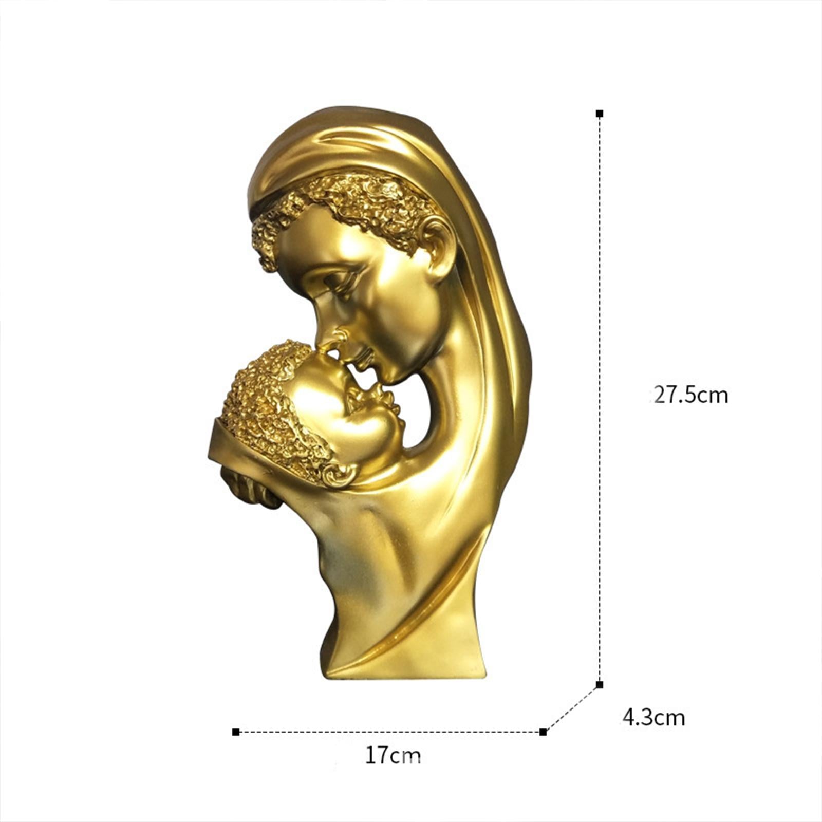 Son Mother Love Bust Decor Collectible Gift for Tabletop Living Room Bedroom