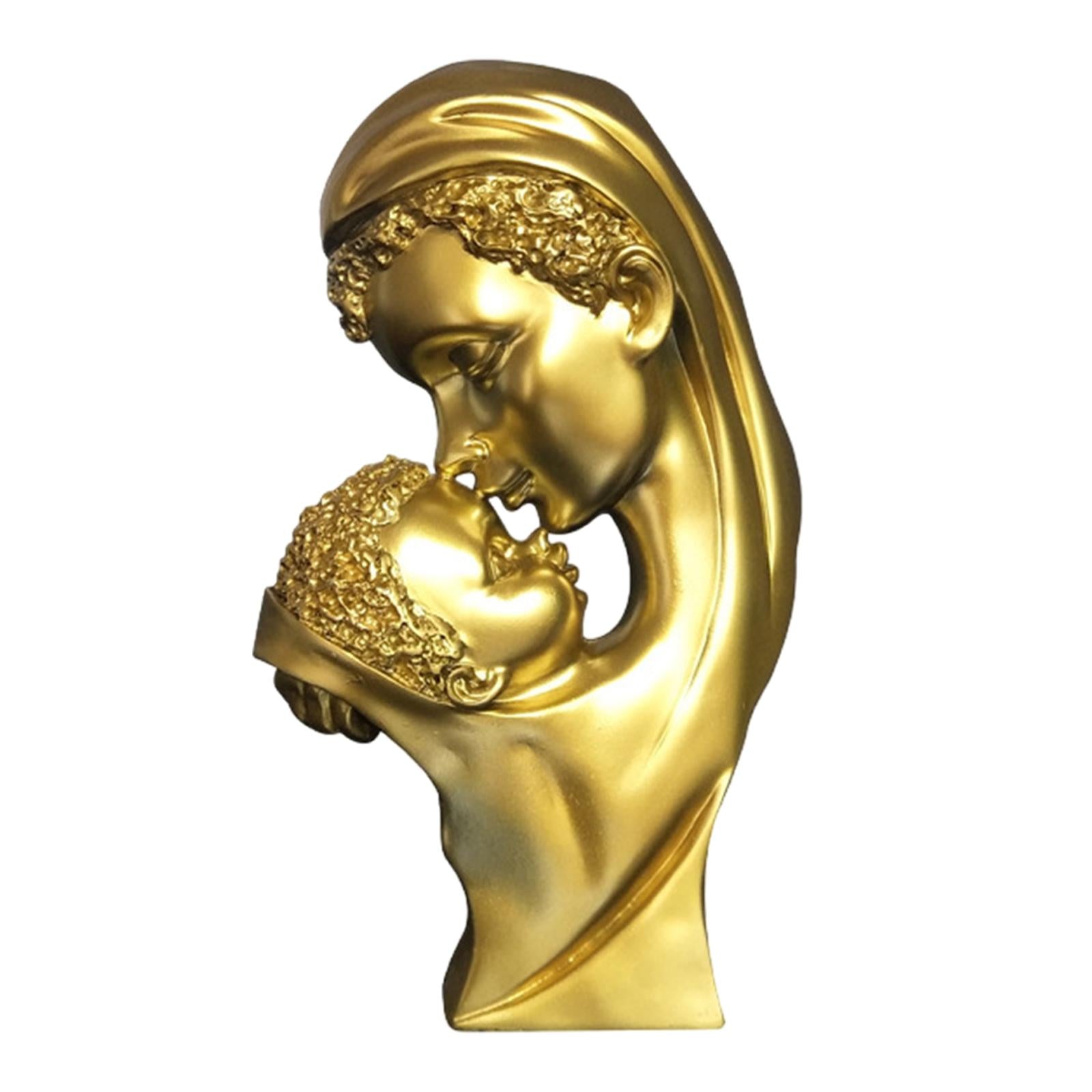 Son Mother Love Bust Decor Collectible Gift for Tabletop Living Room Bedroom