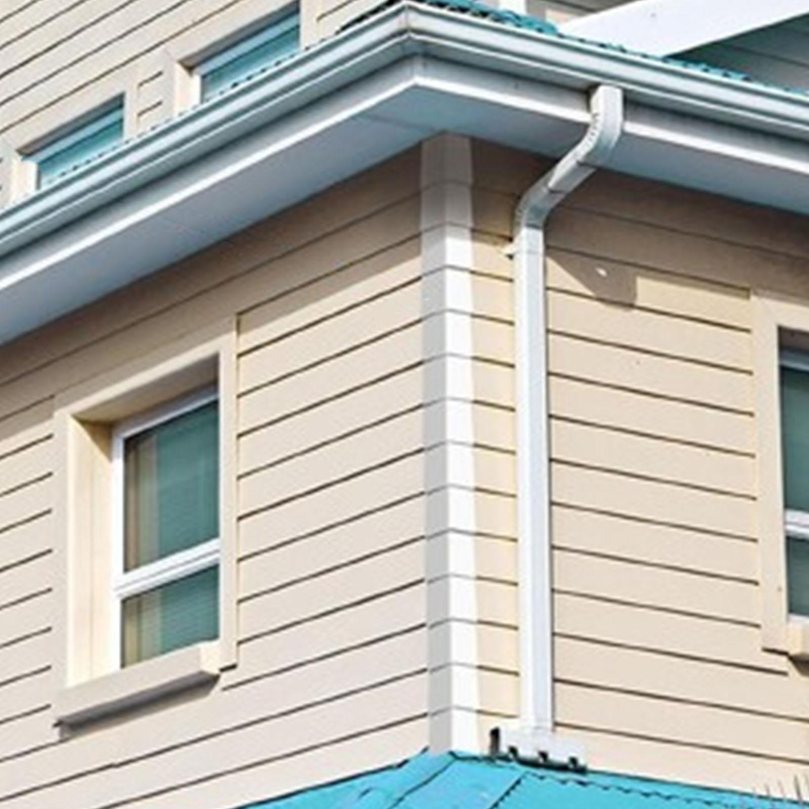 8 Pieces Outside Siding Corner Caps Metal Corner Guards Aluminum Siding Corner