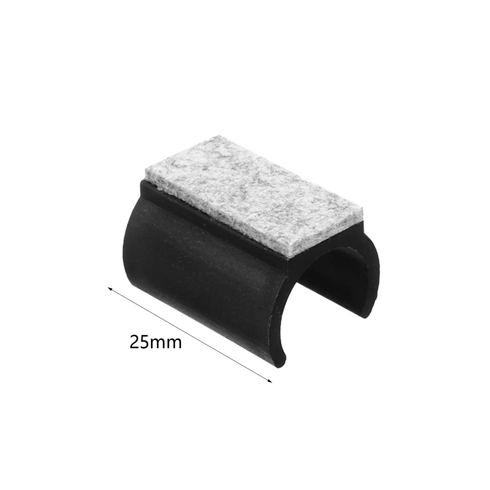 10x Chair Foot U Shaped Glides Chair Leg Tip Protectors for Chair Legs