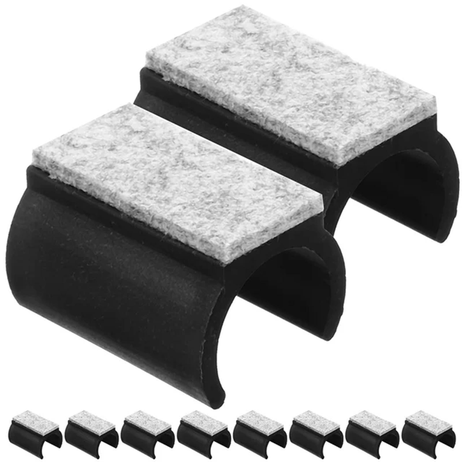 10x Chair Foot U Shaped Glides Chair Leg Tip Protectors for Chair Legs