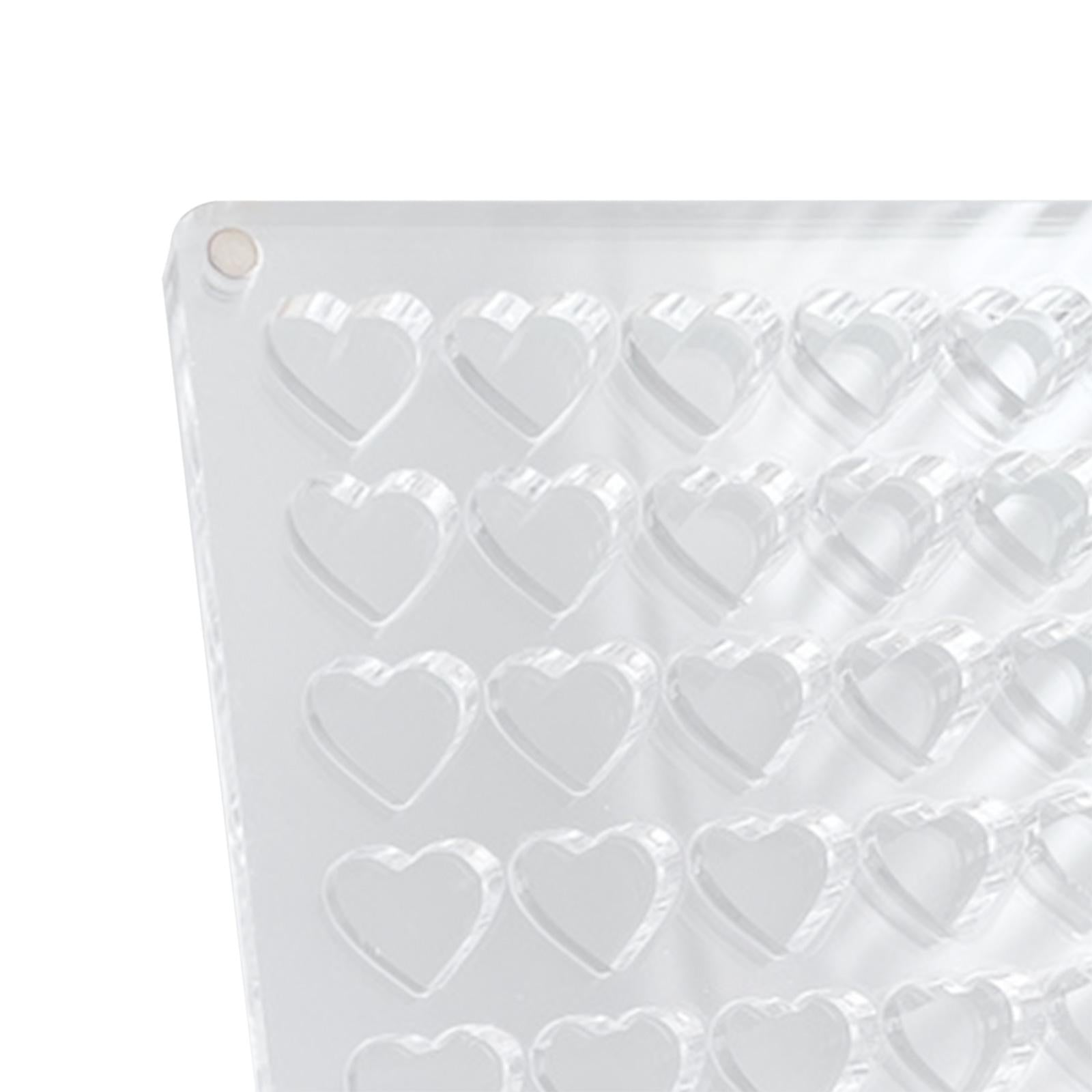 36 Small Compartments Clear Nail Tip Case Acrylic Jewelry Storage Box Holder