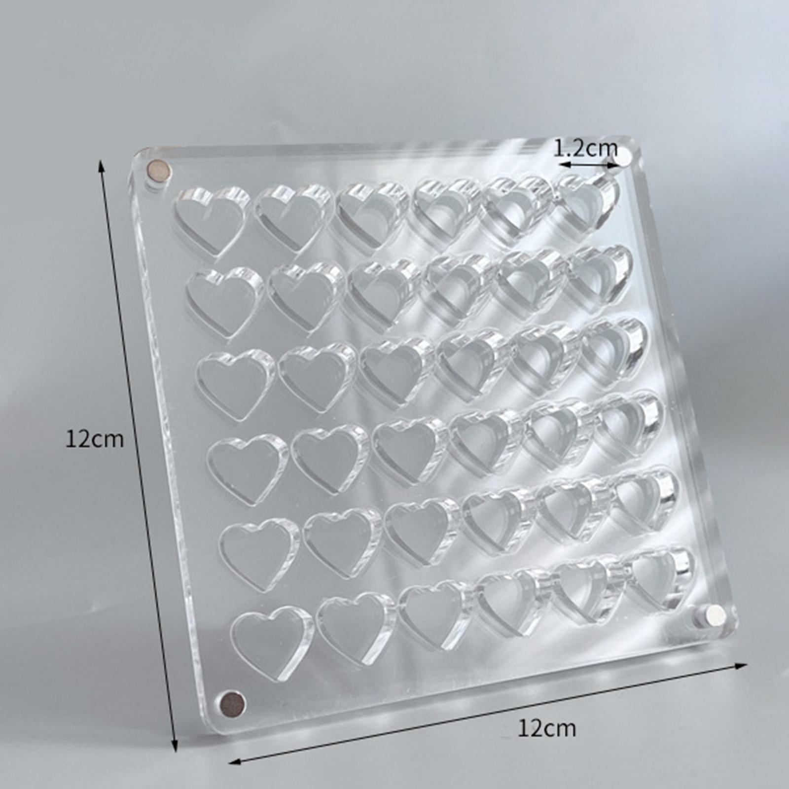 36 Small Compartments Clear Nail Tip Case Acrylic Jewelry Storage Box Holder