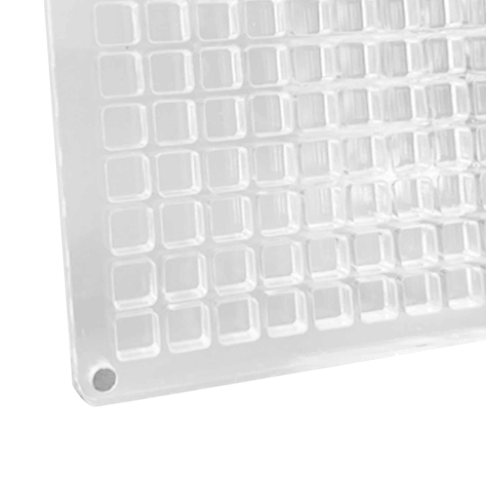 Acrylic Seashell Display Box Clear Small Craft Organizers Container for Nail