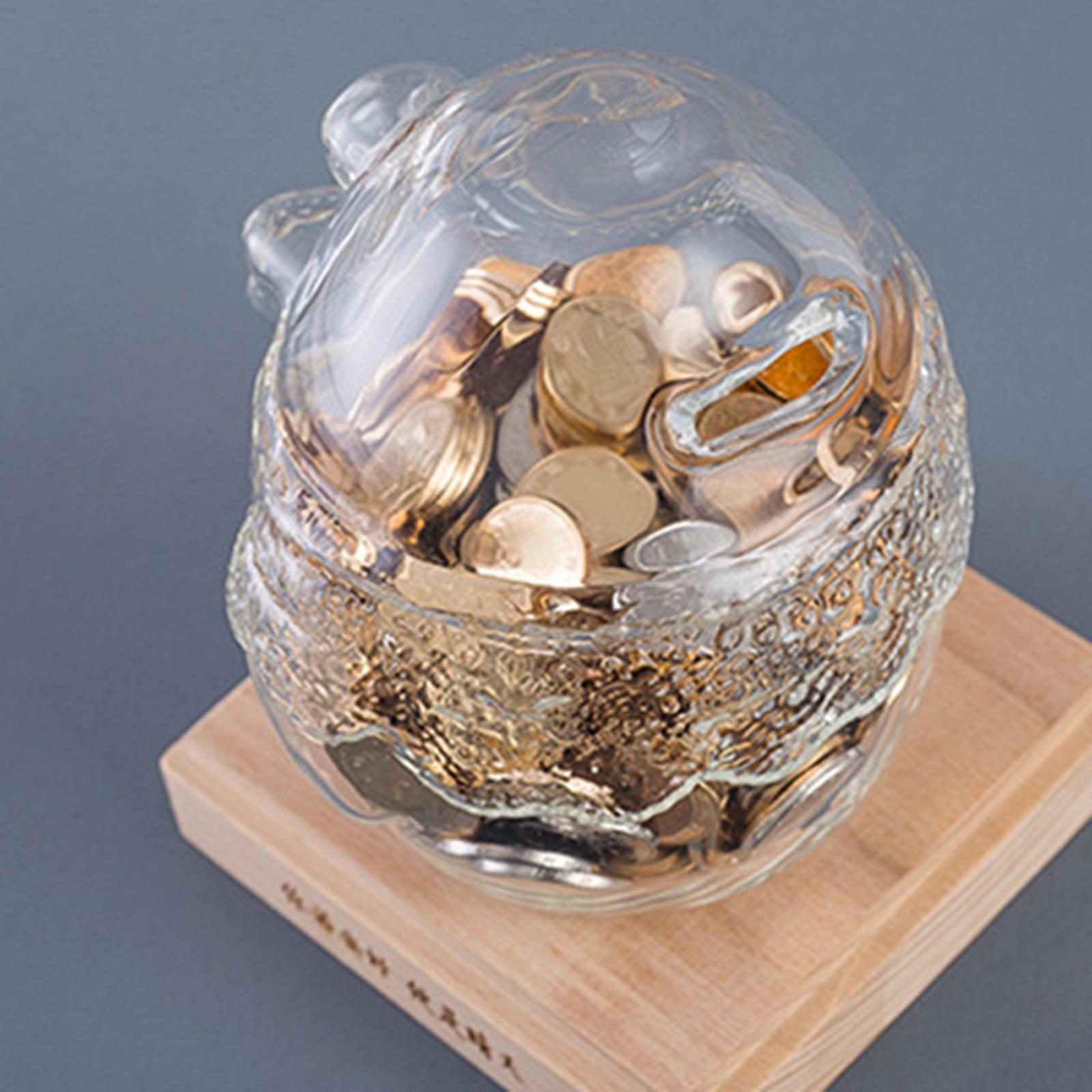 Money Saving Jar Photography Props Money Saving Pot for Office Desktop Shelf