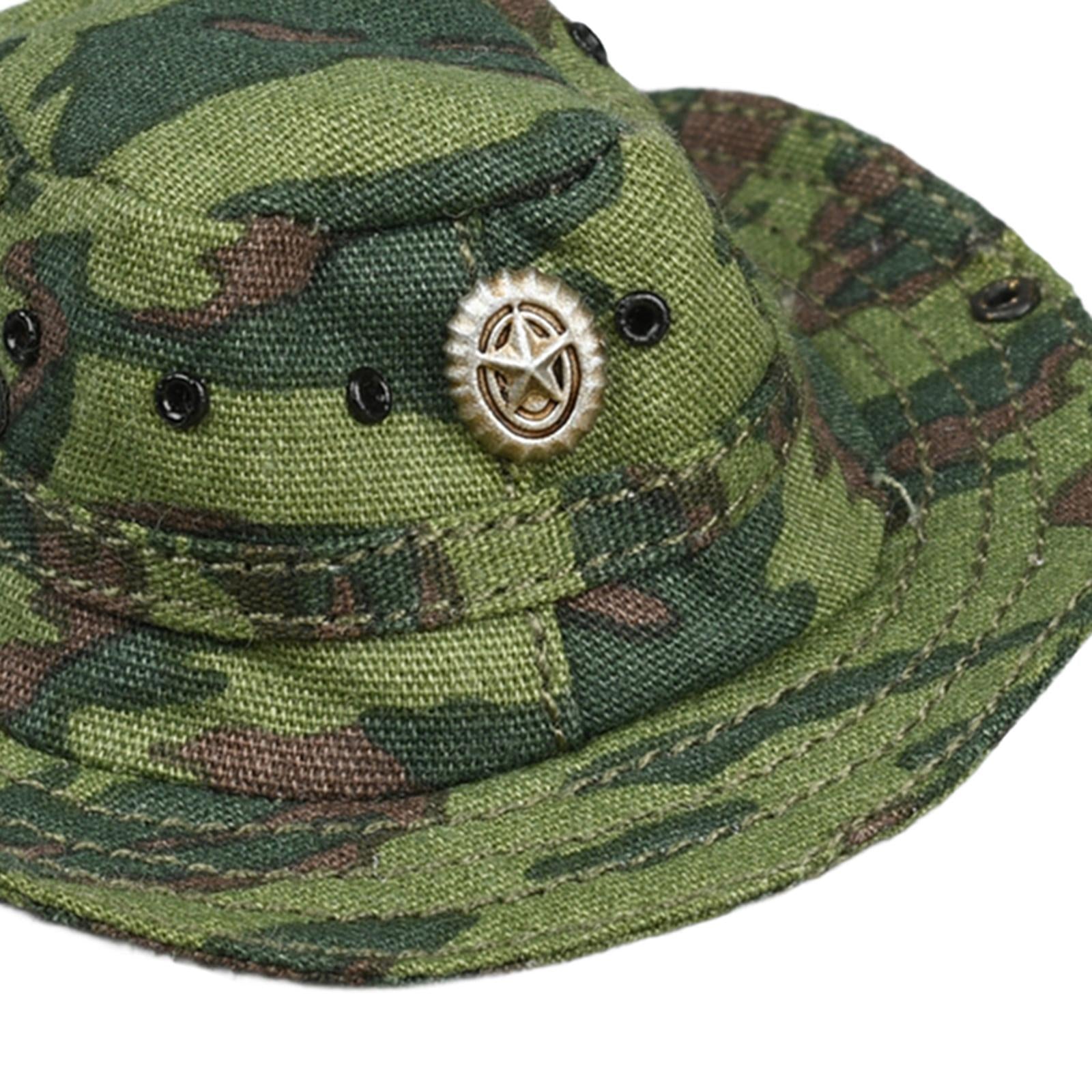 1:6 Soldier Green Hat Model Length 6cm for 12inch Soldier Figures