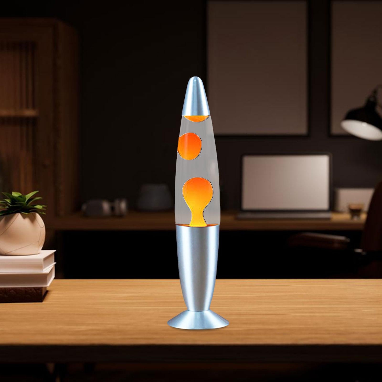 Night Lamp Decorative 13 inch The Original Motion Light for Home Holiday Desk Orange