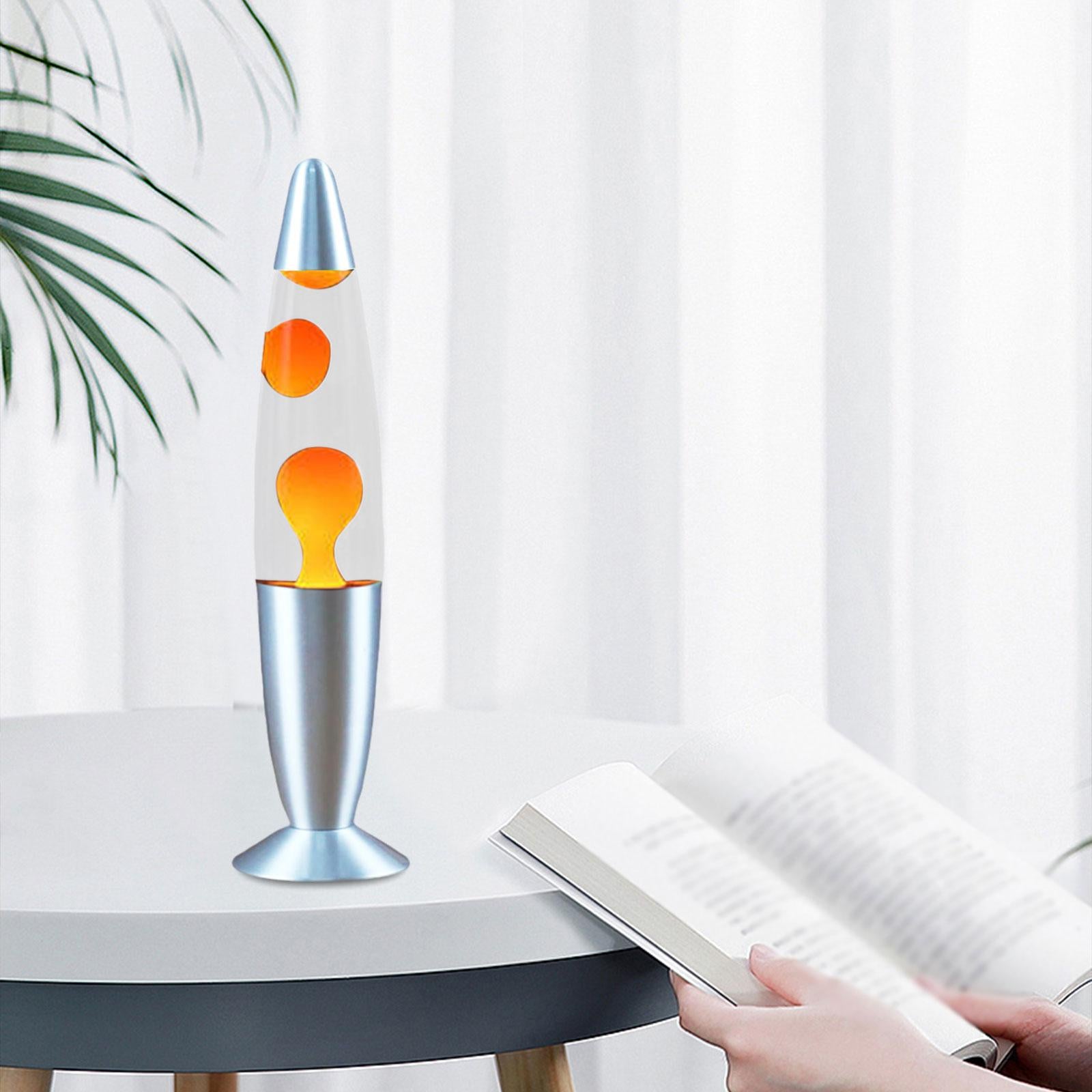 Night Lamp Decorative 13 inch The Original Motion Light for Home Holiday Desk Orange