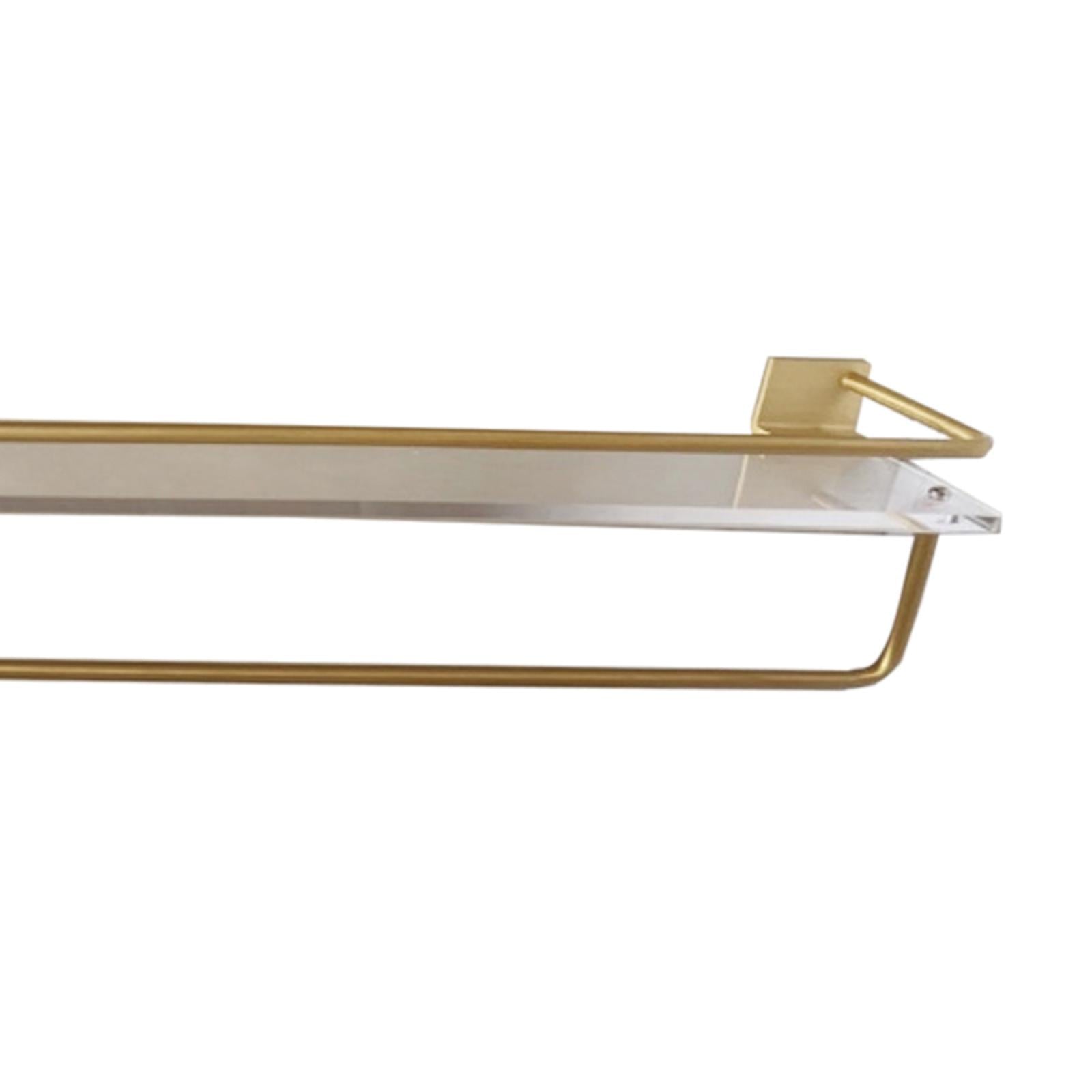 Wall Mounted Bathroom Shelf Organizer with Hand Towel Bar for Toilet Storage