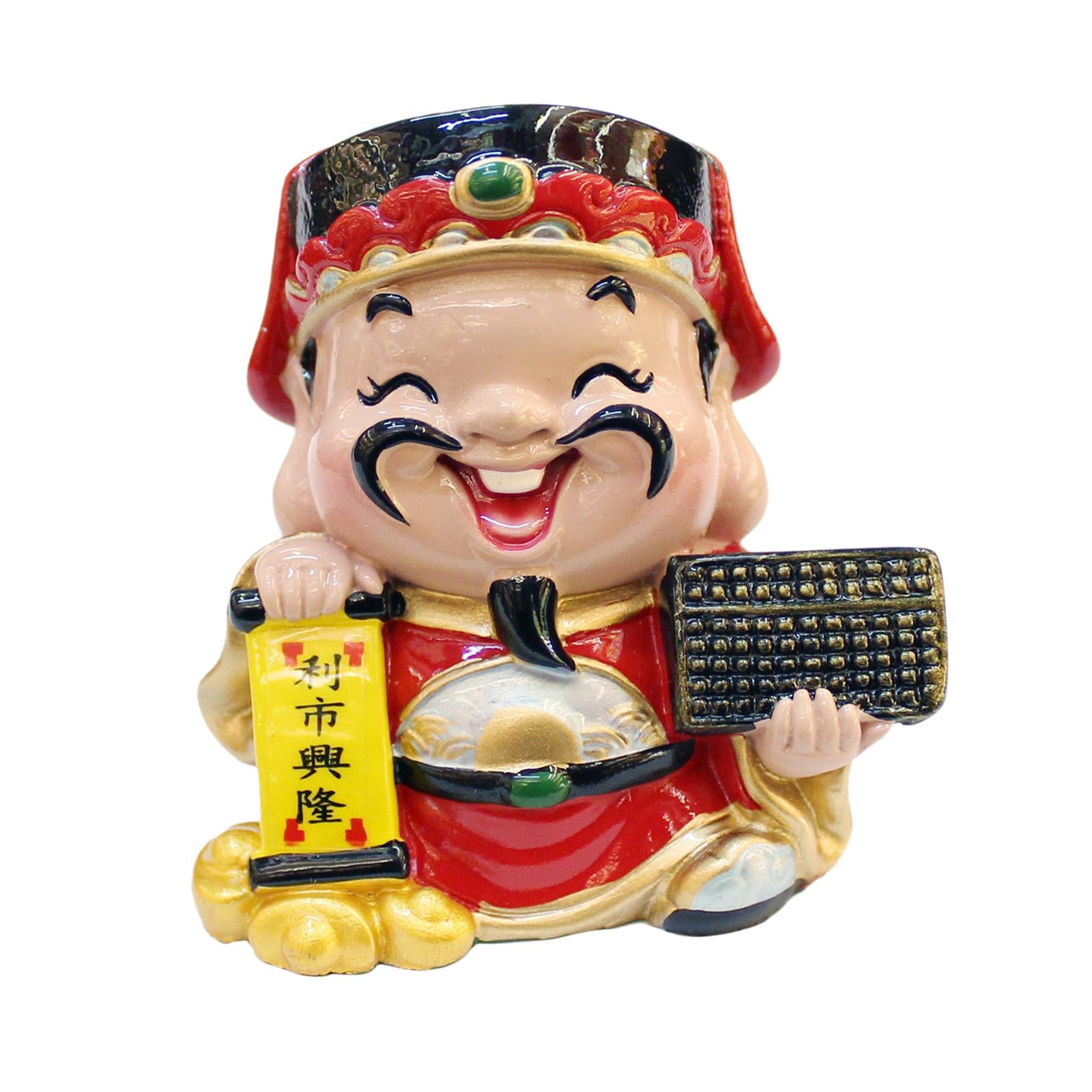 Mini Figurine Automotive Interior Cute Tabletop Statue for Office Home Shelf Style Q