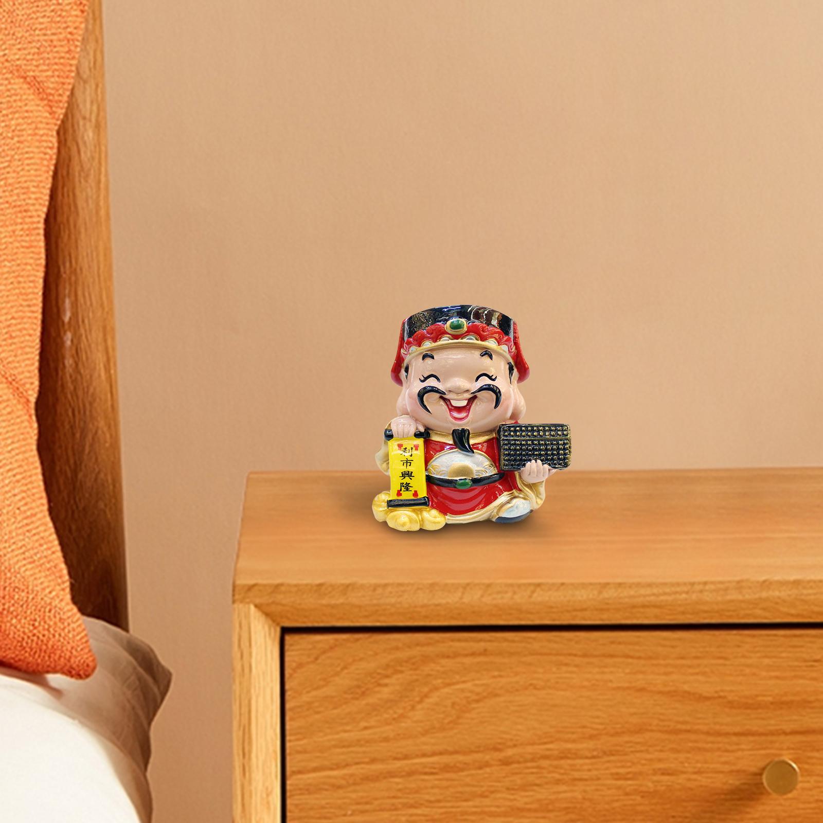 Mini Figurine Automotive Interior Cute Tabletop Statue for Office Home Shelf Style Q