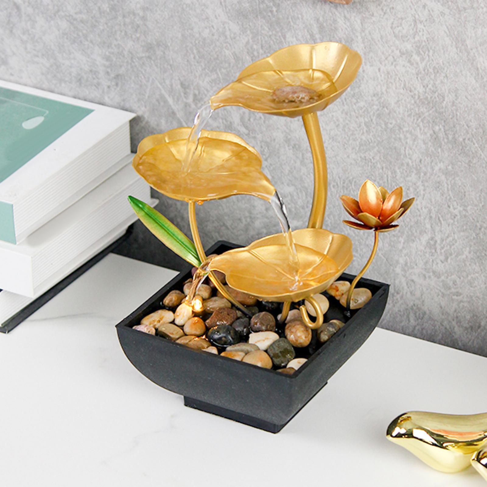 Tabletop Water Fountain Desktop Fountain for Home Office Decor Indoor Garden
