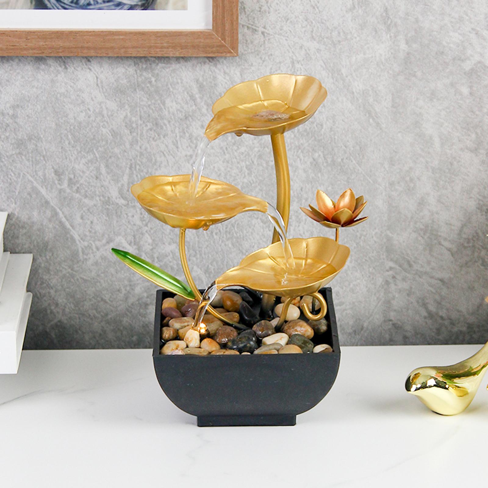 Tabletop Water Fountain Desktop Fountain for Home Office Decor Indoor Garden