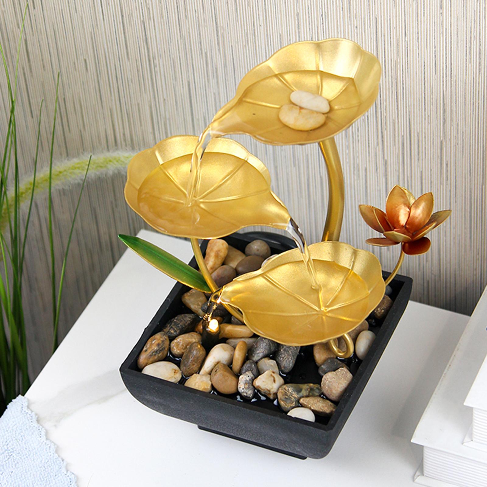 Tabletop Water Fountain Automatic Pump for Living Room Indoor Garden Bedroom