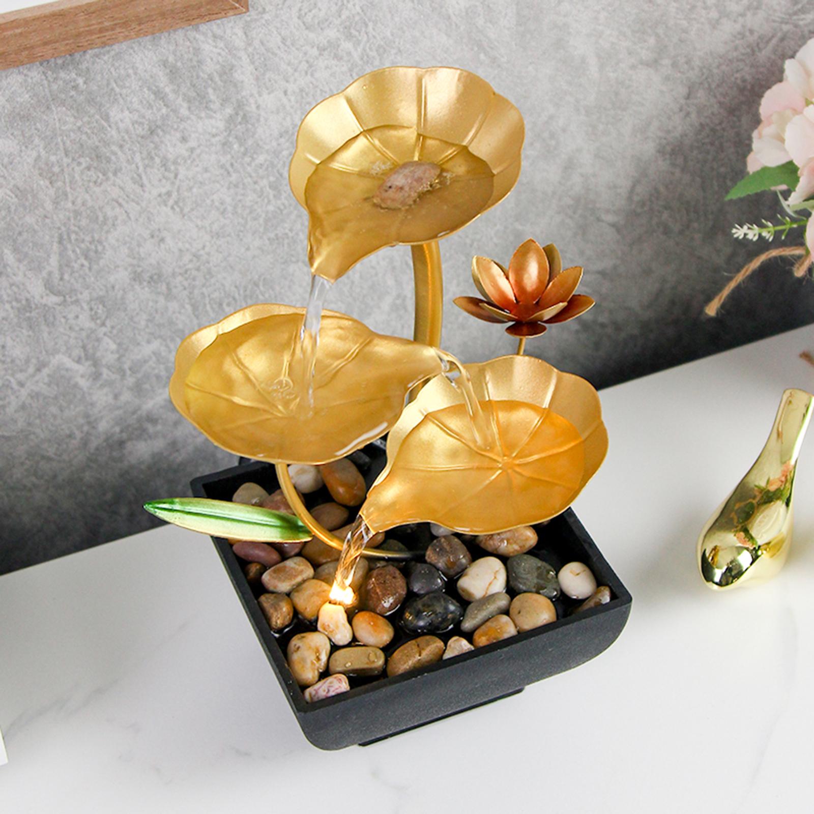 Tabletop Water Fountain Automatic Pump for Living Room Indoor Garden Bedroom
