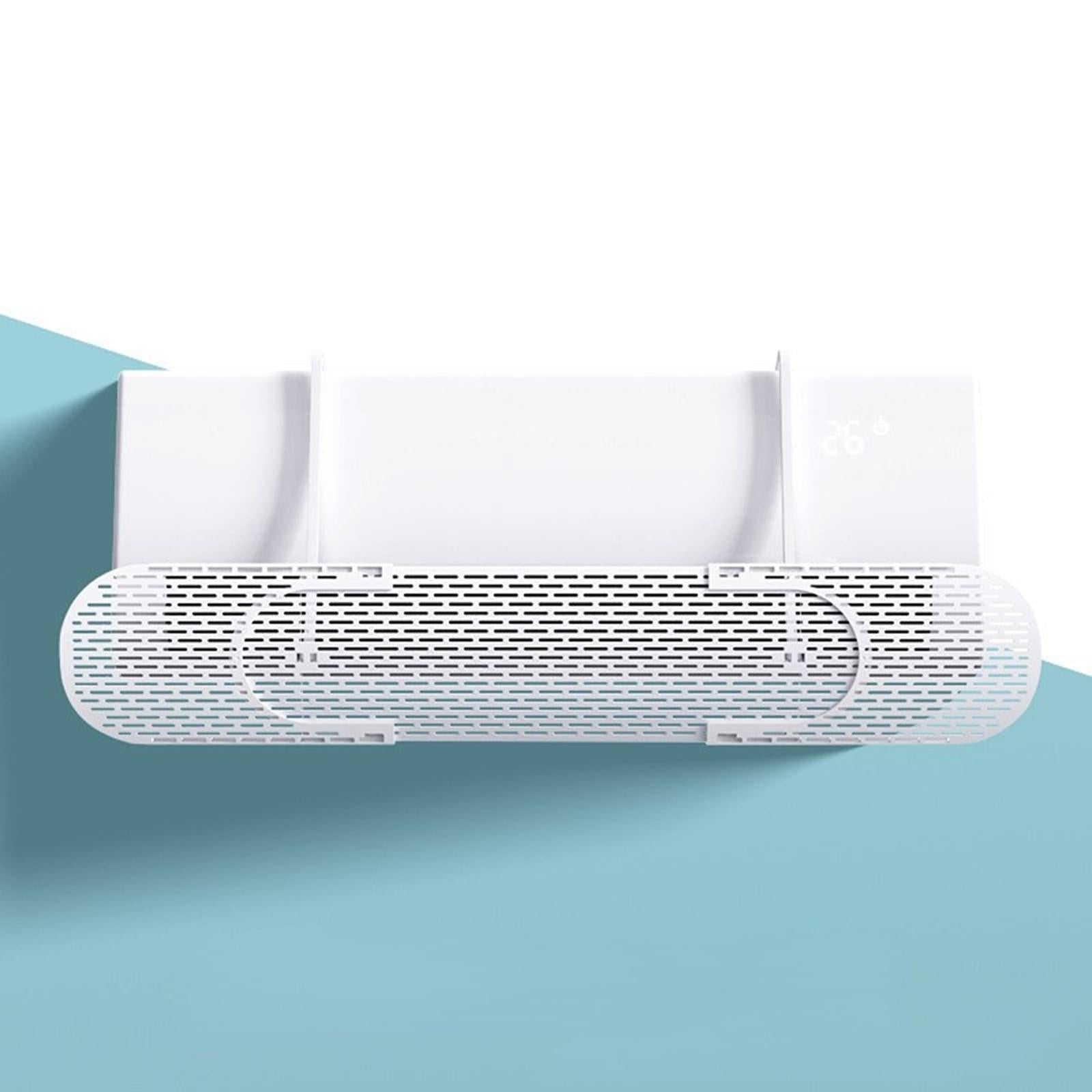 Retractable Air Conditioner Air Deflector Air Diverter Cover for Home Office No Fan White