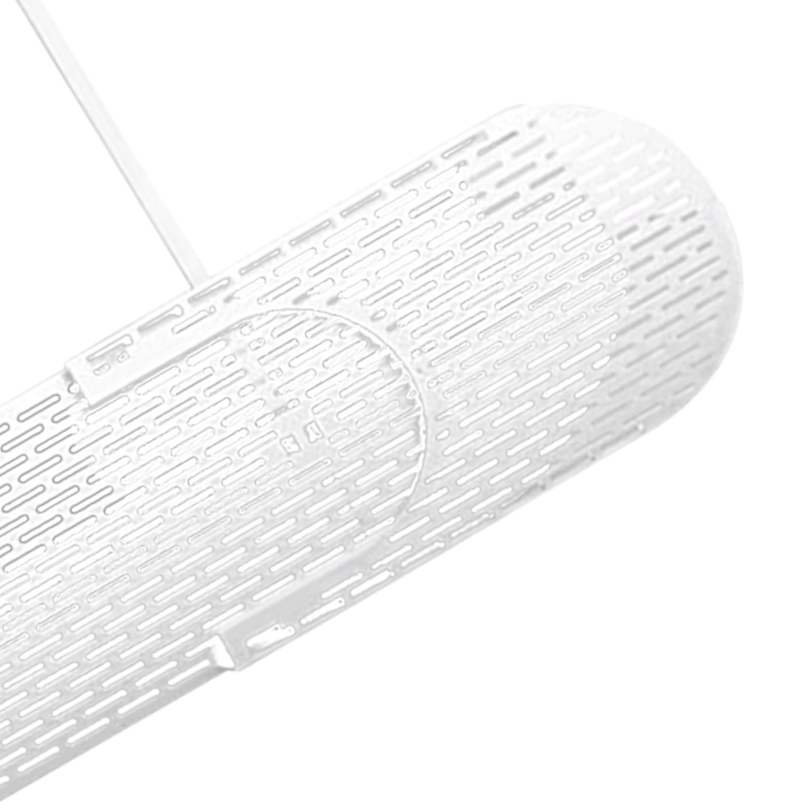 Retractable Air Conditioner Air Deflector Air Diverter Cover for Home Office No Fan White