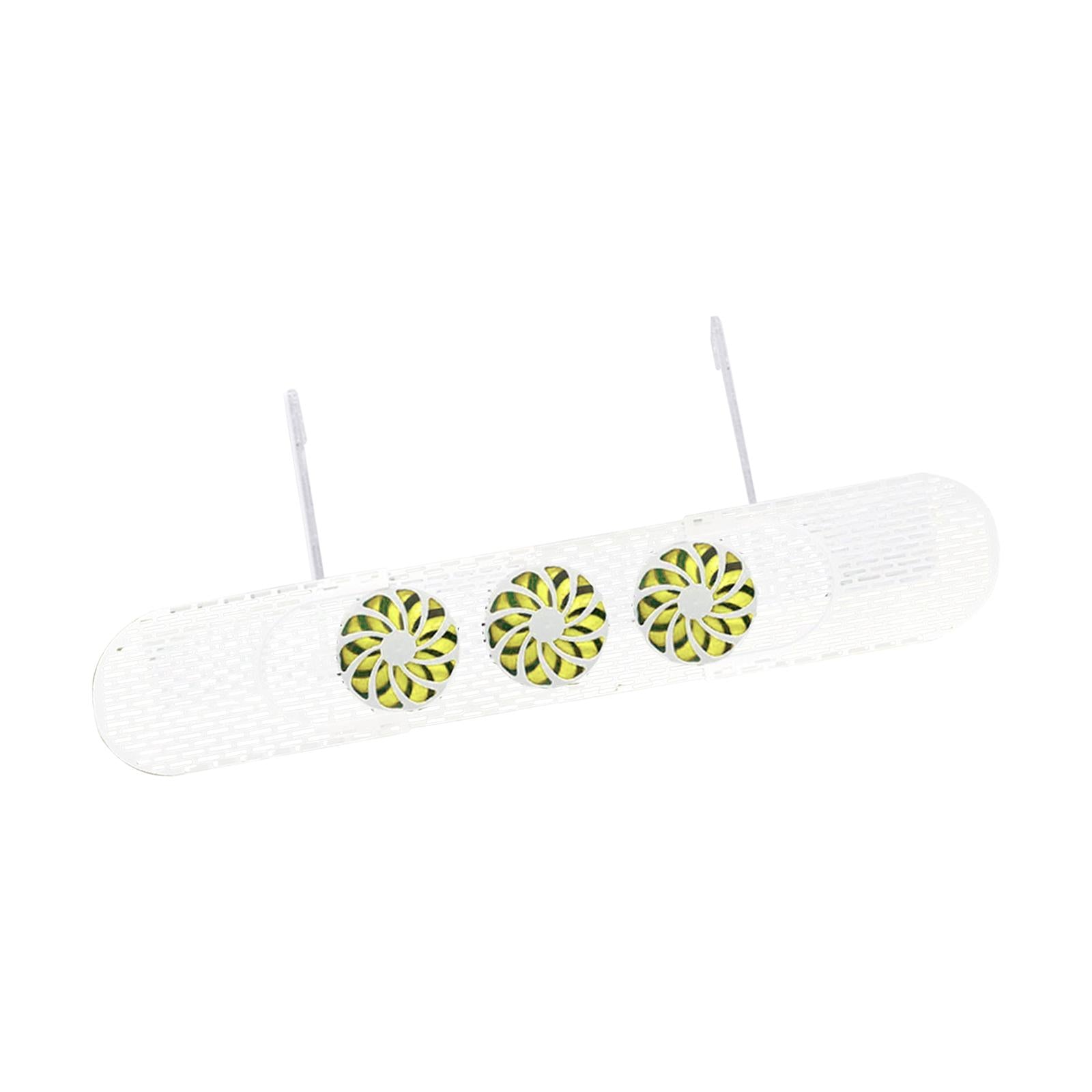 Retractable Air Conditioner Air Deflector Air Diverter Cover for Home Office Orange Fan White